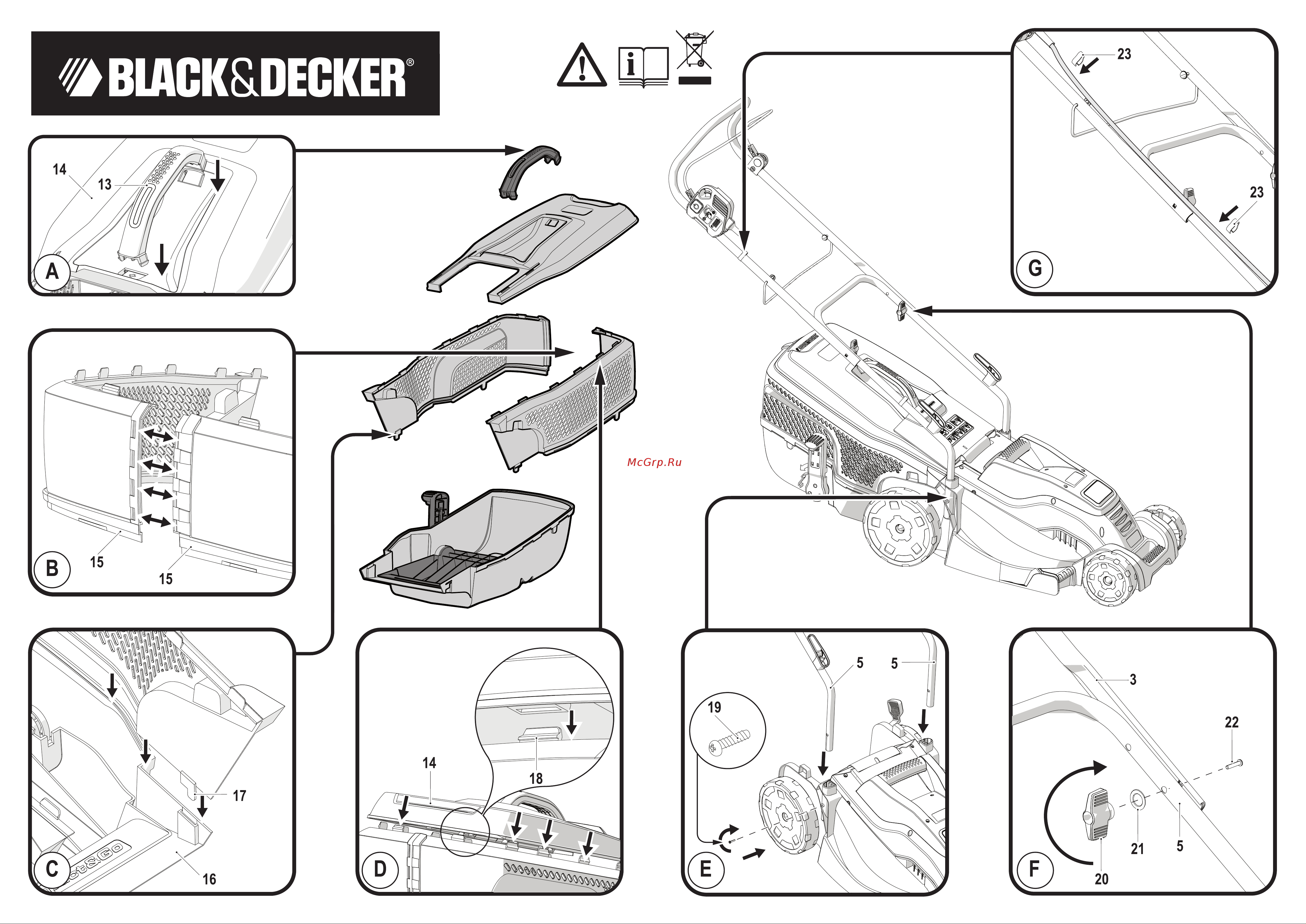 BLACK & DECKER EMAX 42 GL250-QS Руководство по эксплуатации онлайн [2/18] 769260