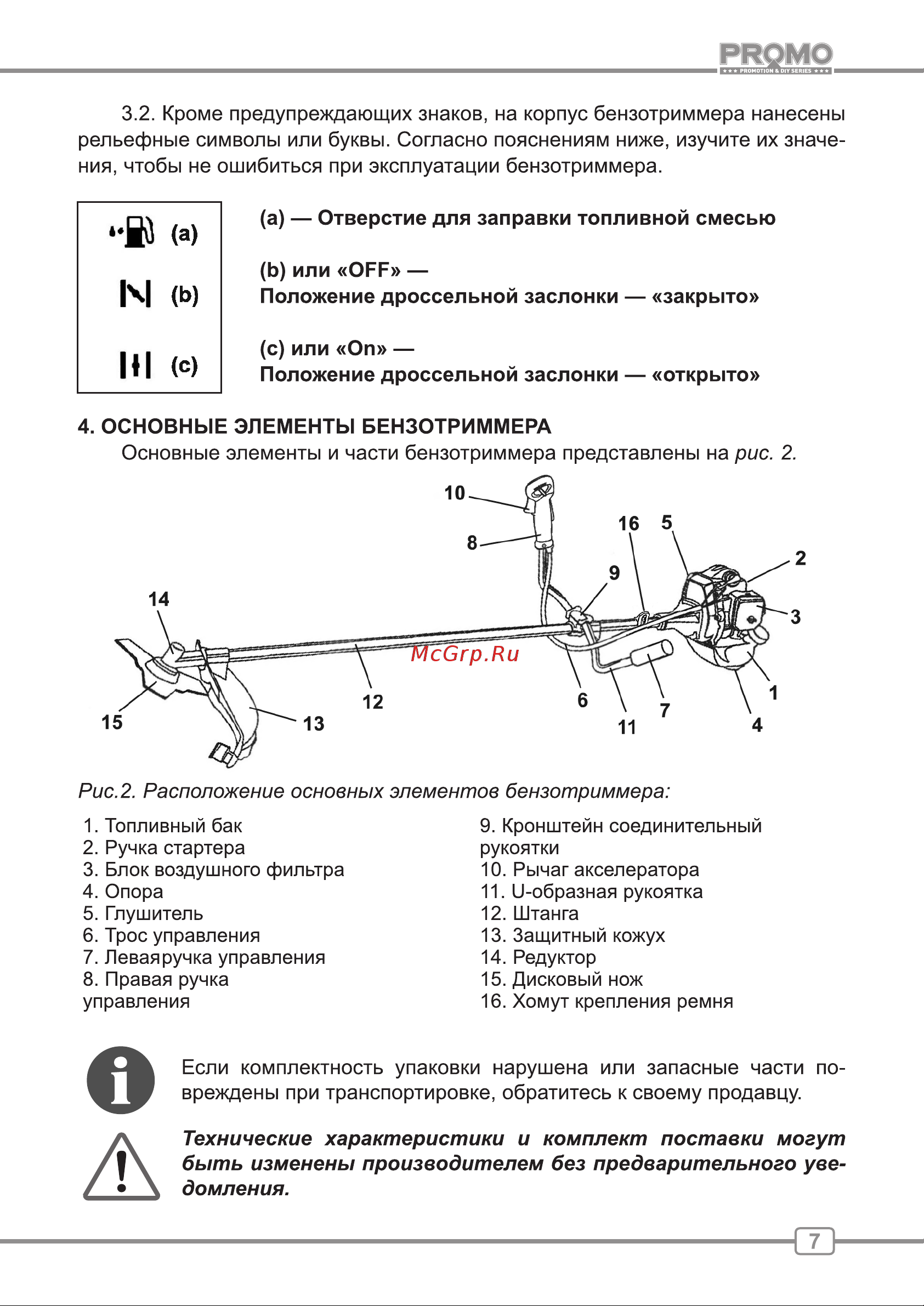 ООО УРАЛОПТИНСТРУМЕНТ CARVER Promo PBC-43 Руководство по эксплуатации онлайн [7/24] 769281