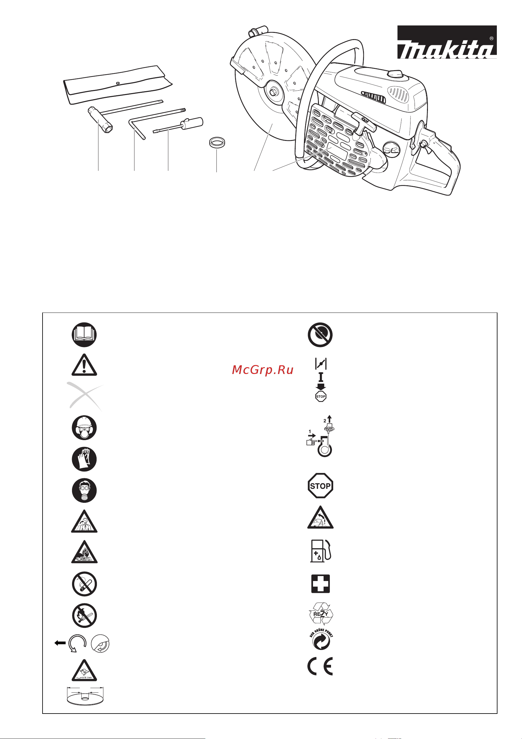 Makita DPC6431 [3/32] Комплект поставки