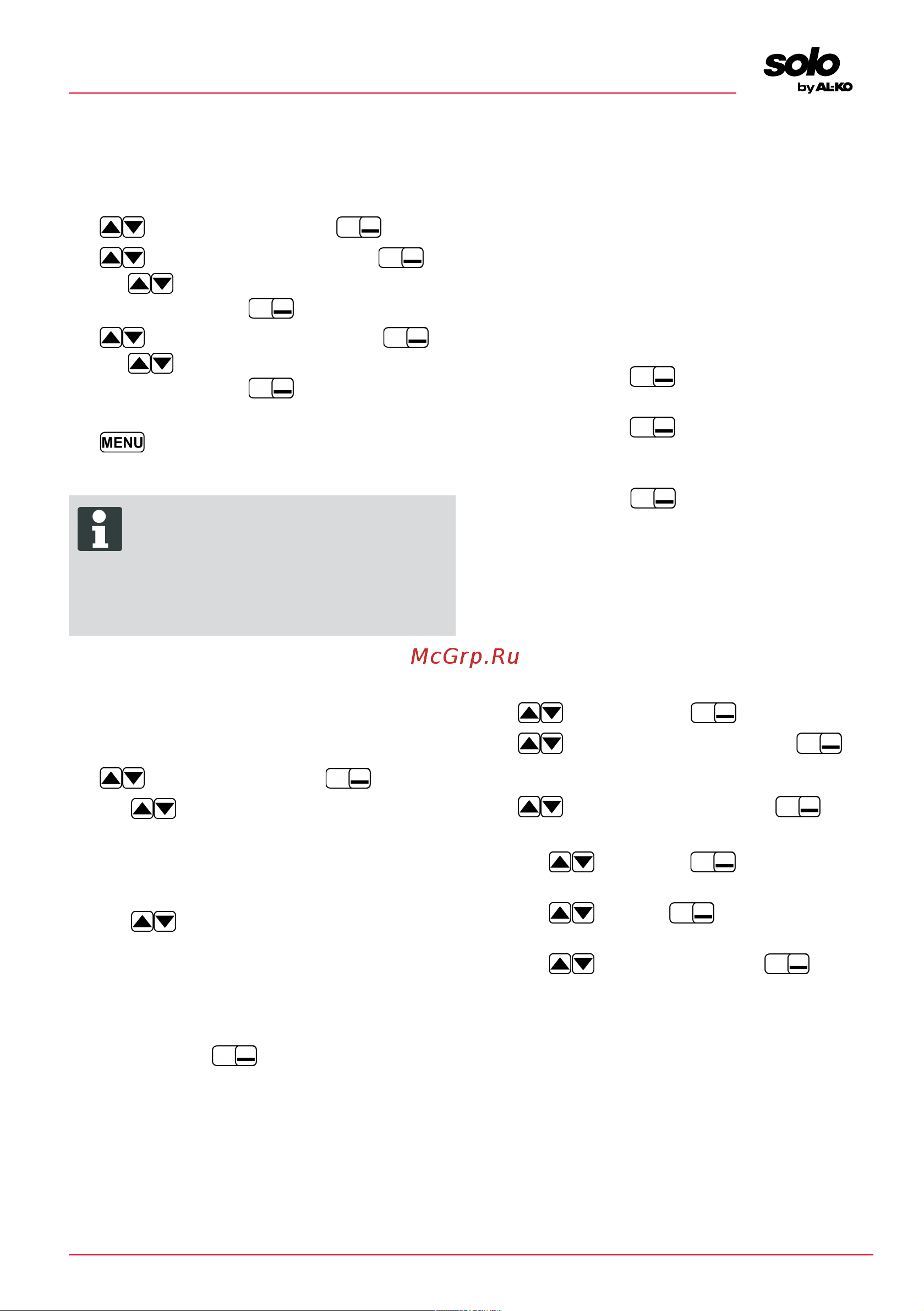 Al-Ko Robolinho 3100 [23/324] Mähzeiten einstellen