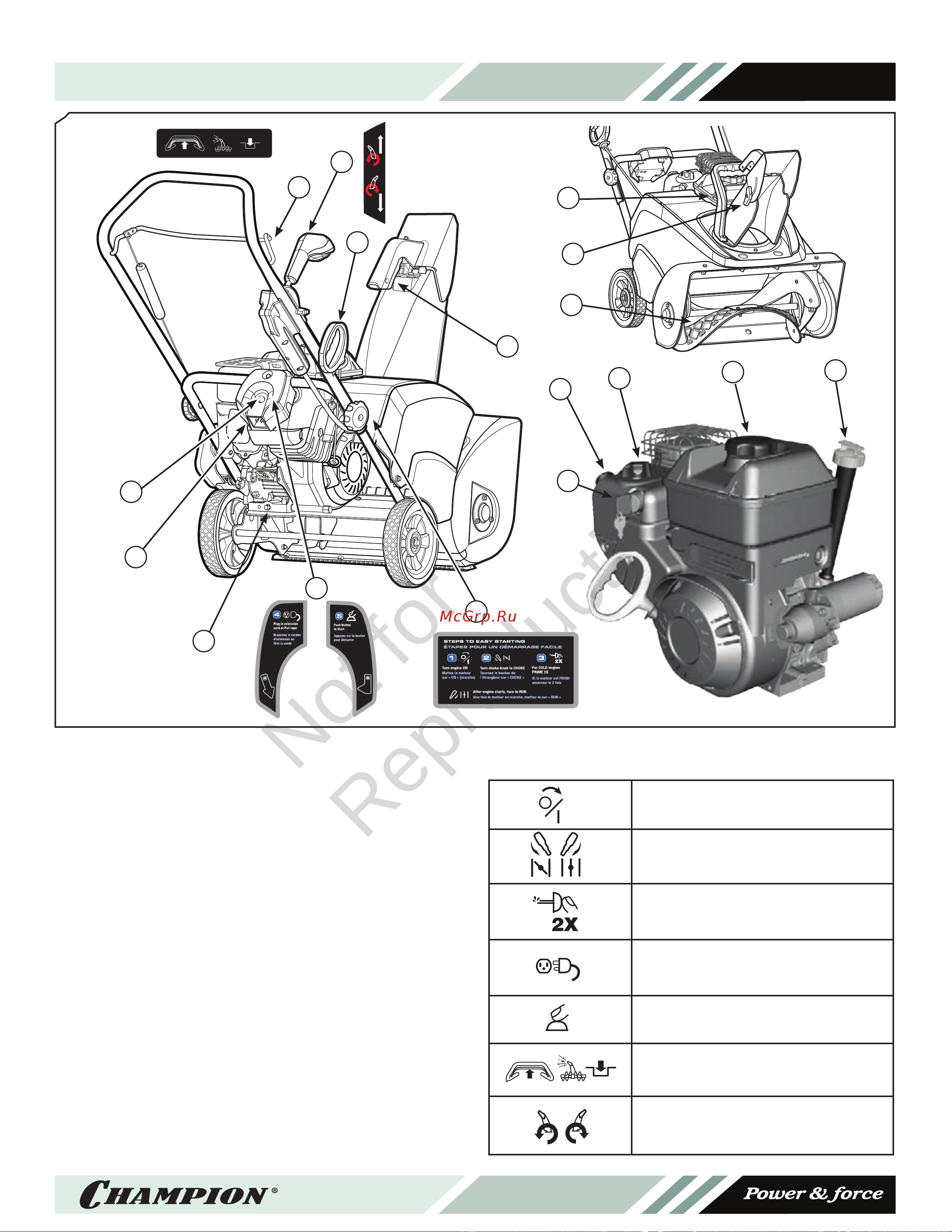 Champion ST 855BS [13/44] Not for reproduction