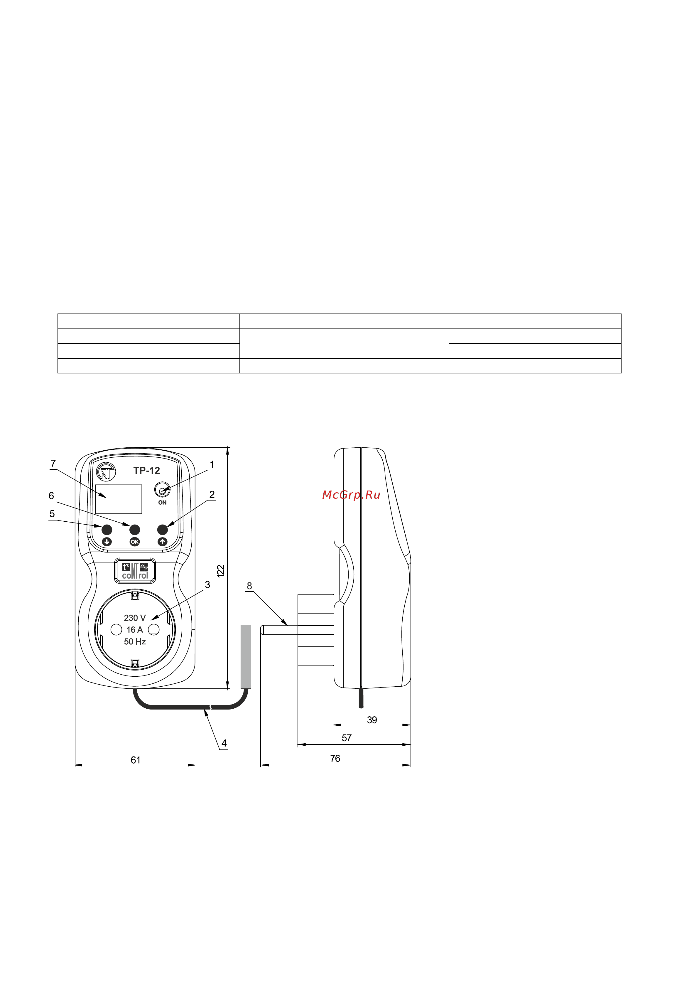 Volt Control РН-116 Руководство по эксплуатации онлайн [3/8] 769527