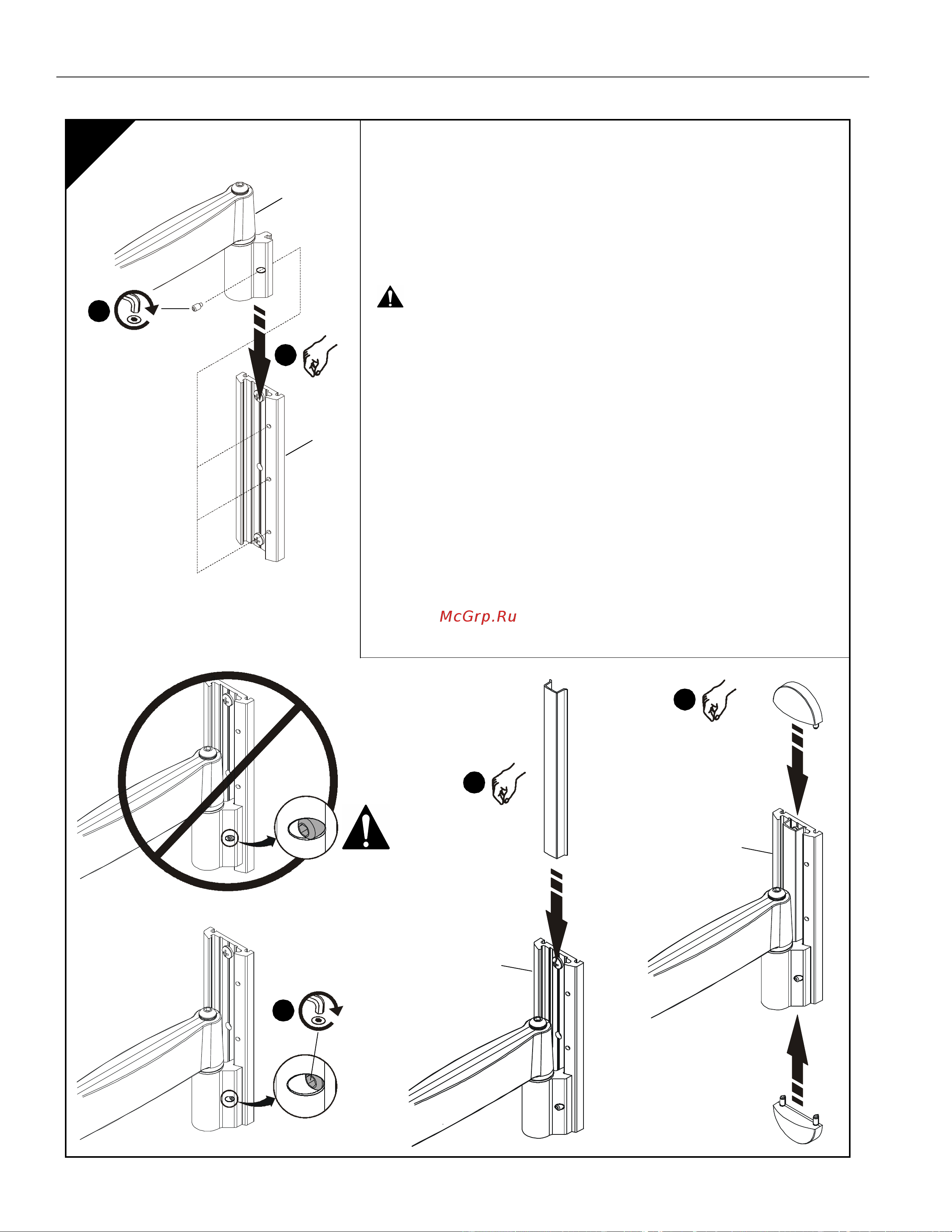 IC MOUNTS iC-SP-SA2 [32/88] Installazione del blocco braccio sulla piastra a parete