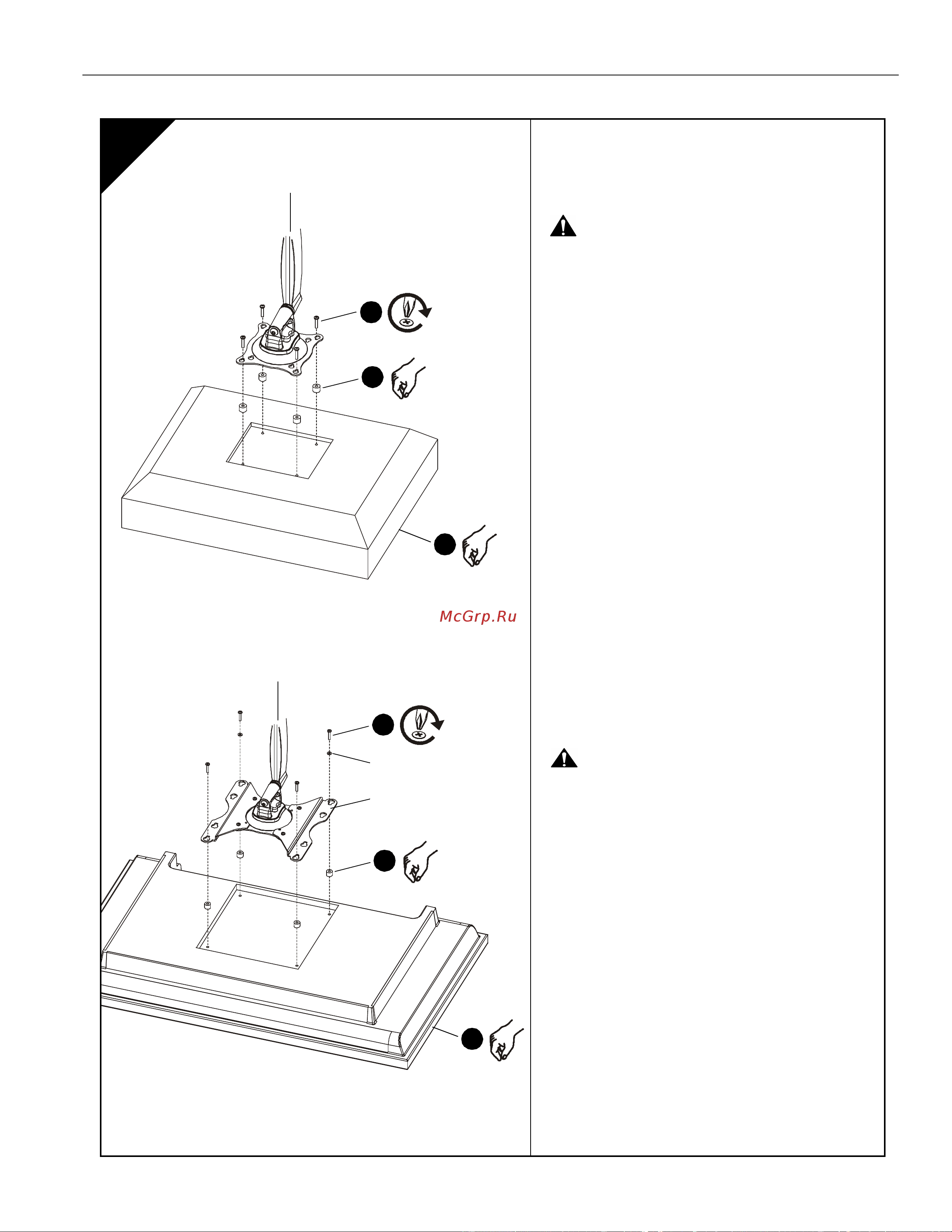 IC MOUNTS iC-SP-DA2 [59/88] Infällda fästhål