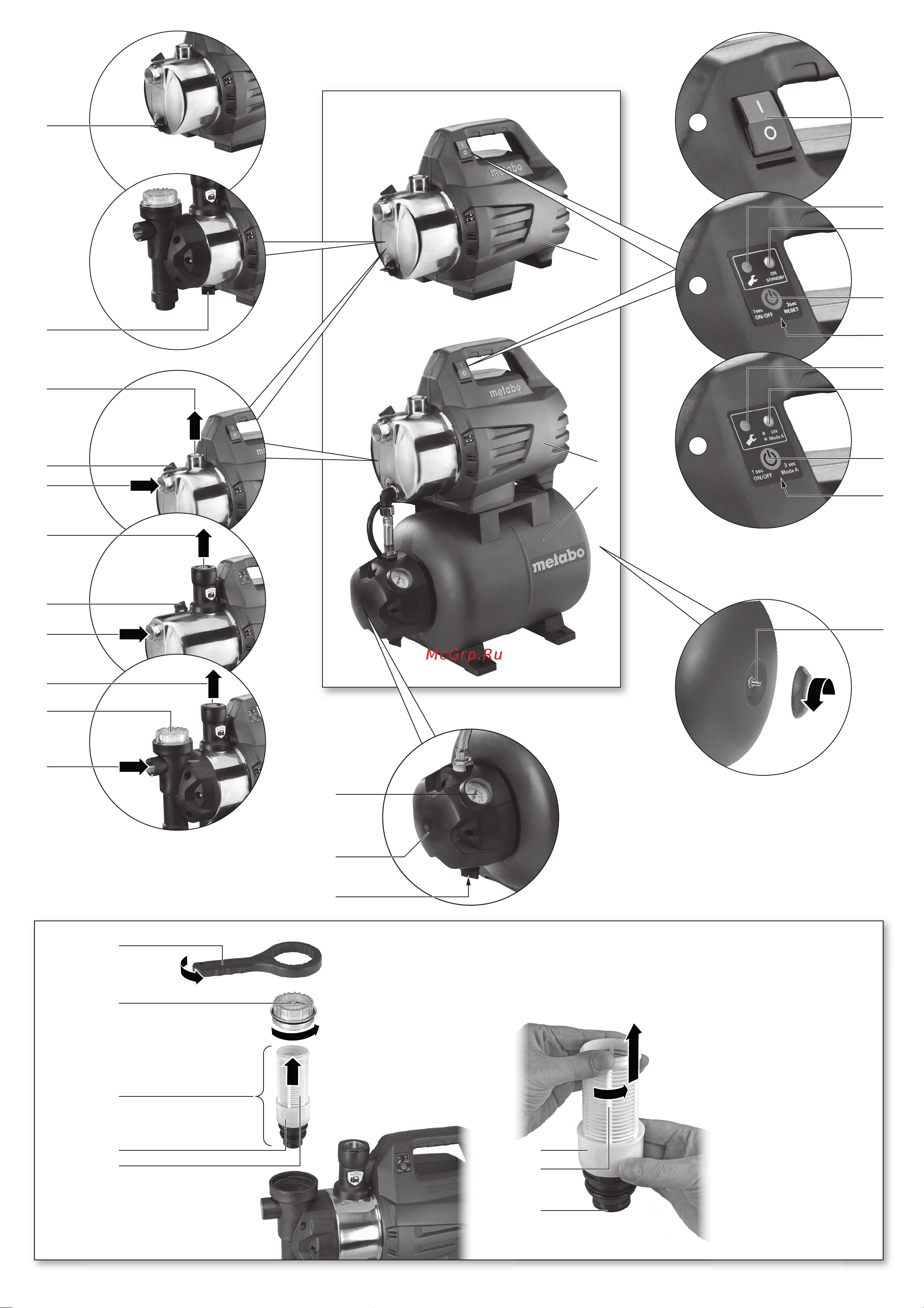 Metabo HWAI 4500 INOX Руководство по эксплуатации онлайн [2/64] 769623