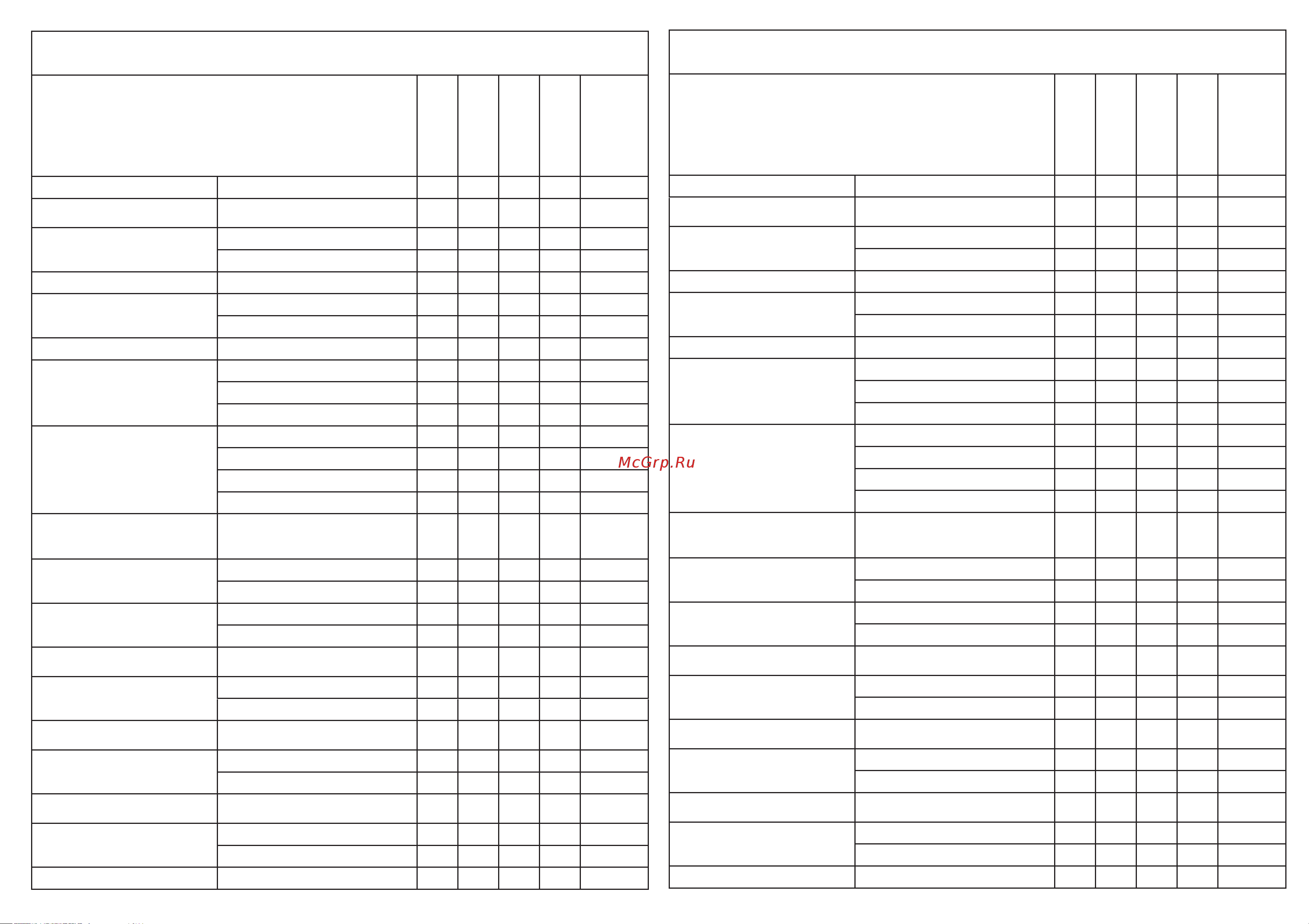 Oleo-Mac GS 44-16 [47/56] Tableau d entretien