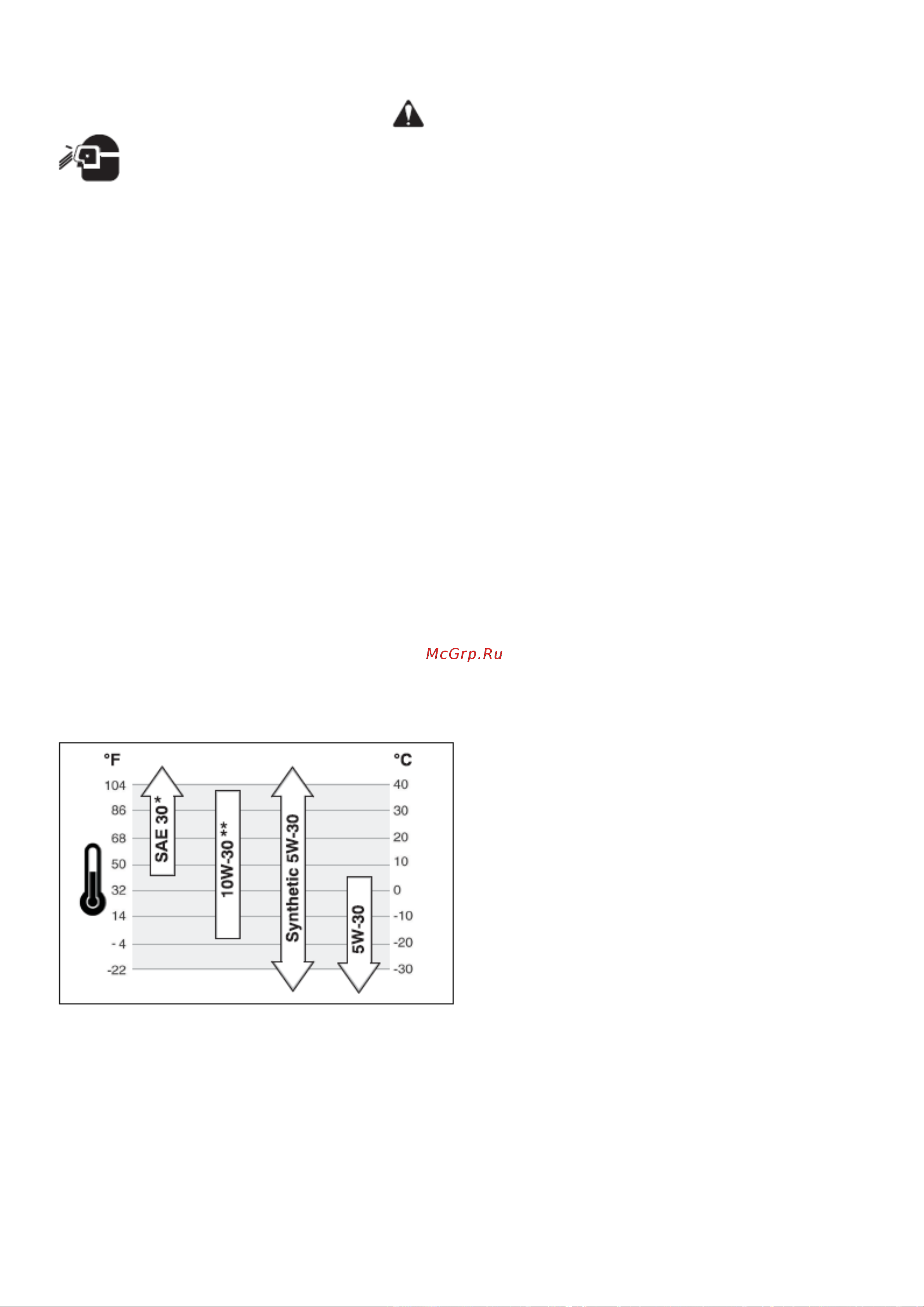 Murray MS5580 Gross Torque 8.0 [13/22] Эксплуатация