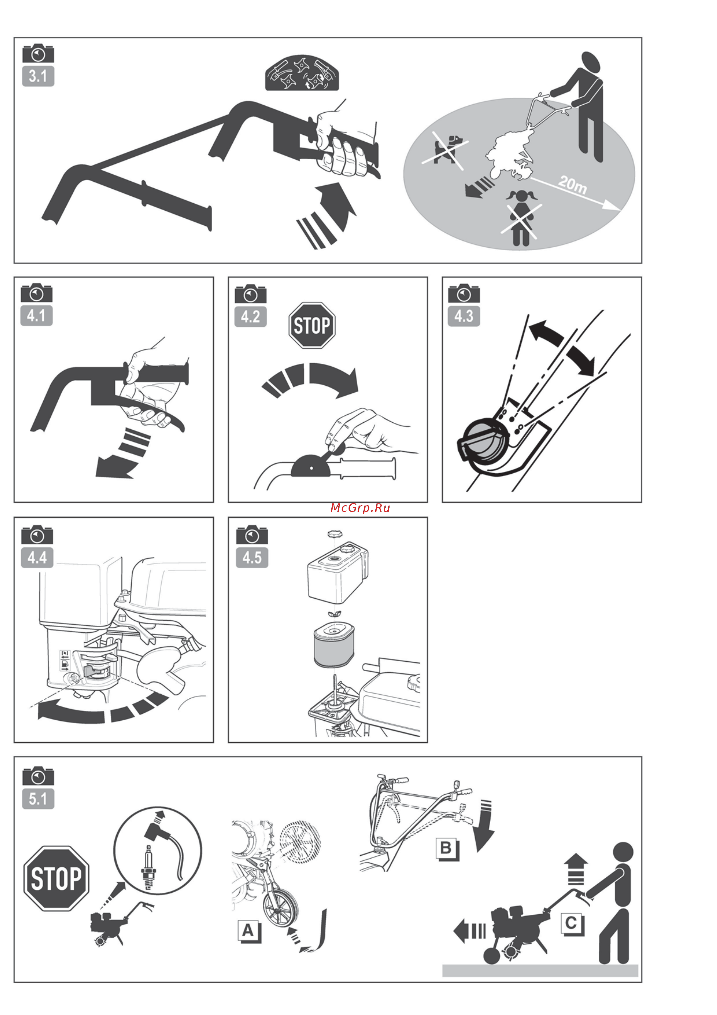 MasterYard ELITE 65L C Руководство по эксплуатации онлайн [5/12] 769775