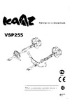 KAAZ Kawasaki VSP255S-TJ27D LUXE Руководство по эксплуатации