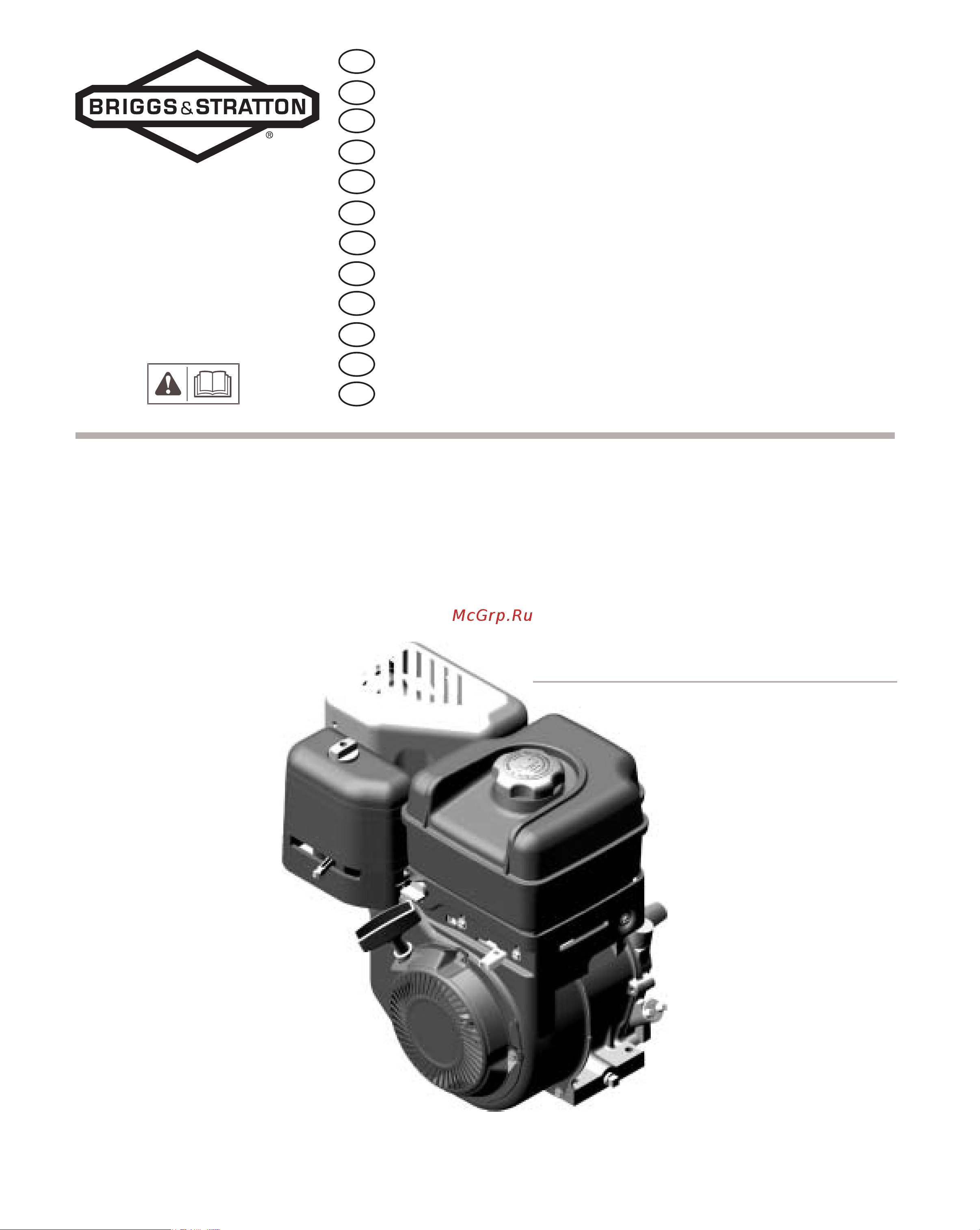 Briggs&Stratton BRIGGS & STRATTON Series 875 Руководство по эксплуатации онлайн