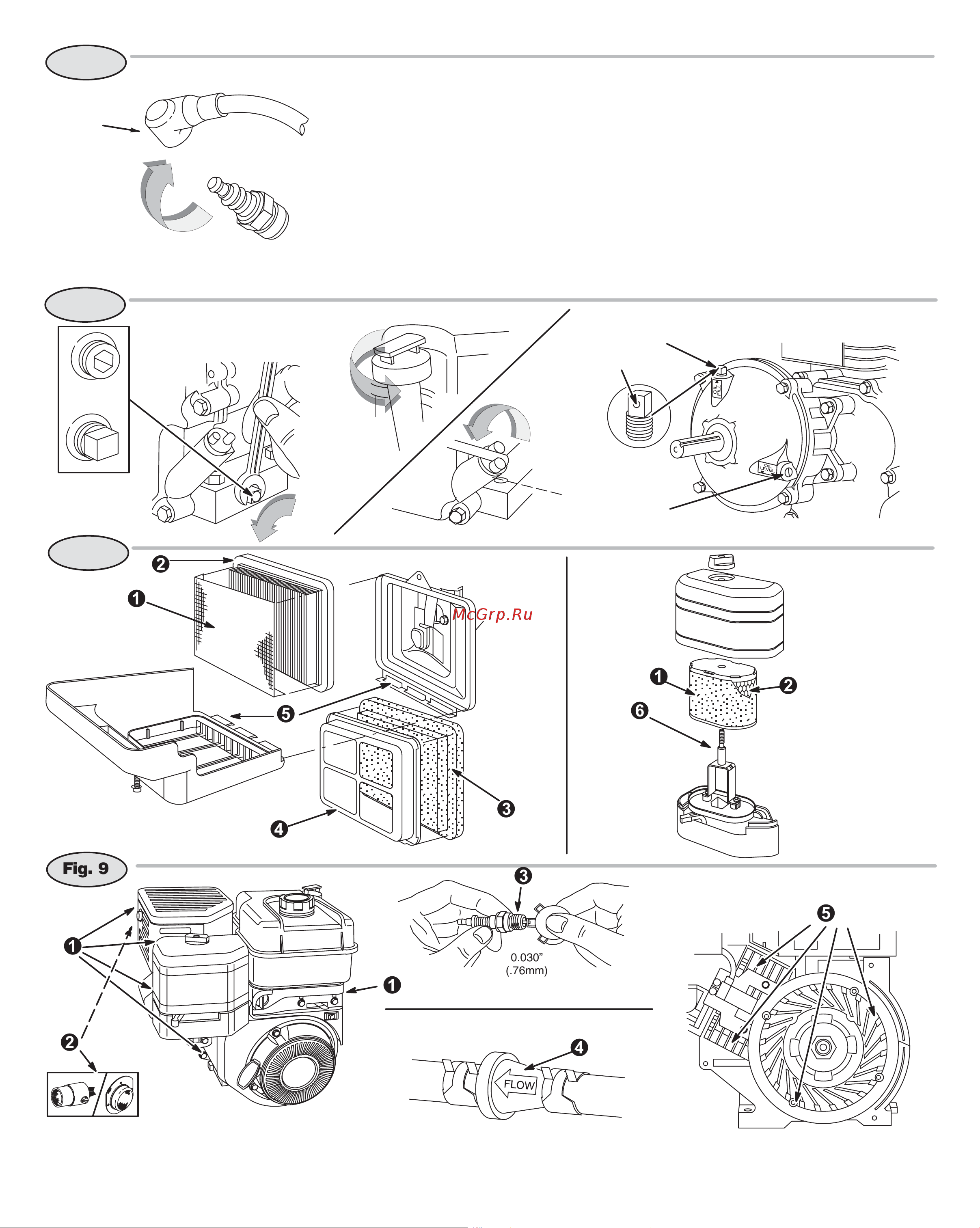 Briggs&Stratton BRIGGS & STRATTON Series 875 Руководство по эксплуатации онлайн [9/10] 769860