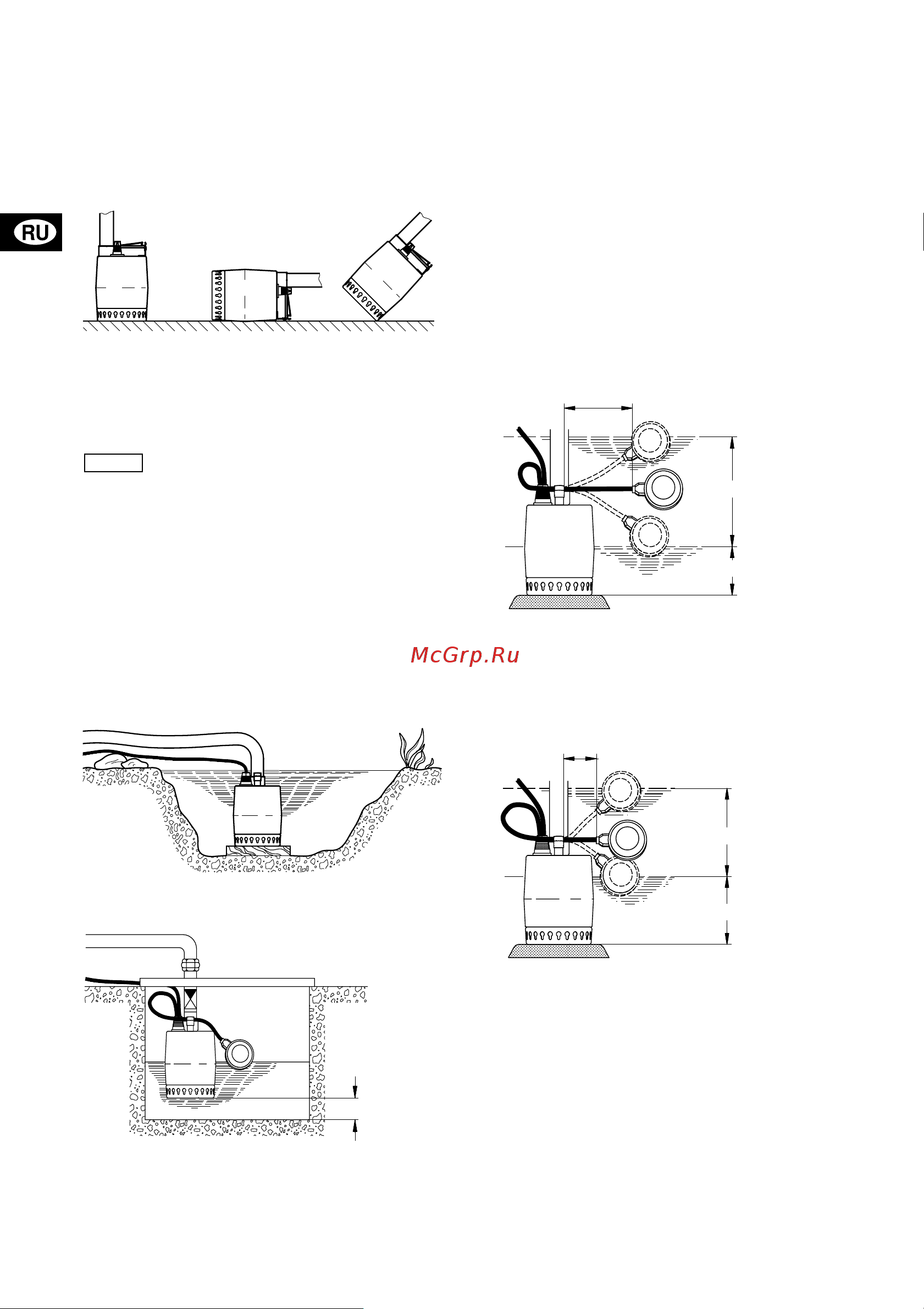 Grundfos KP-250-A1 [7/10] Óñòàíîâêà