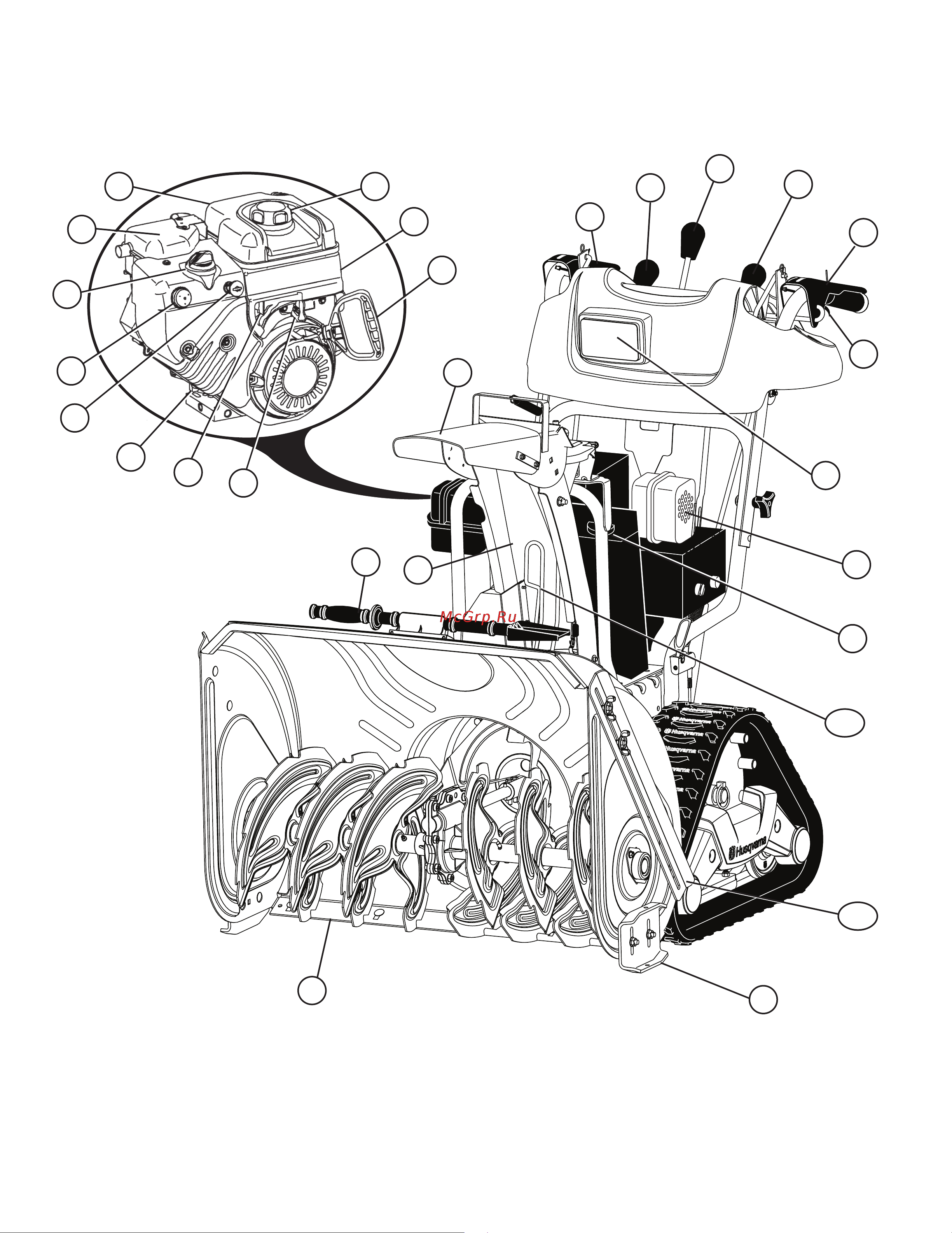 Husqvarna ST 268 EPT Руководство по эксплуатации онлайн [18/80] 770239