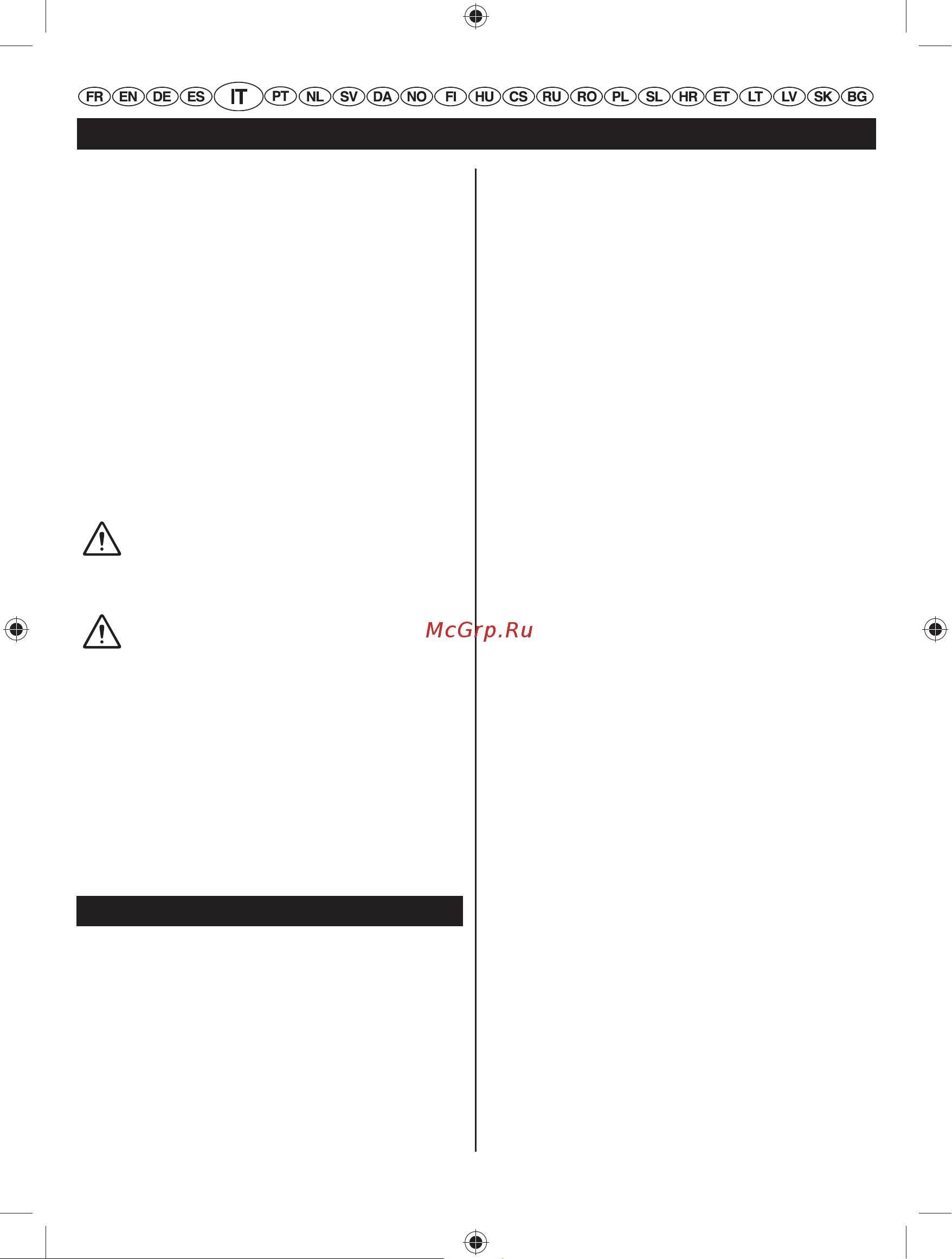 Ryobi RBC 30 SBSB [96/328] Italiano traduzione dalle istruzioni originali
