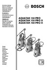 Bosch Aquatak 160 Pro X Руководство по эксплуатации