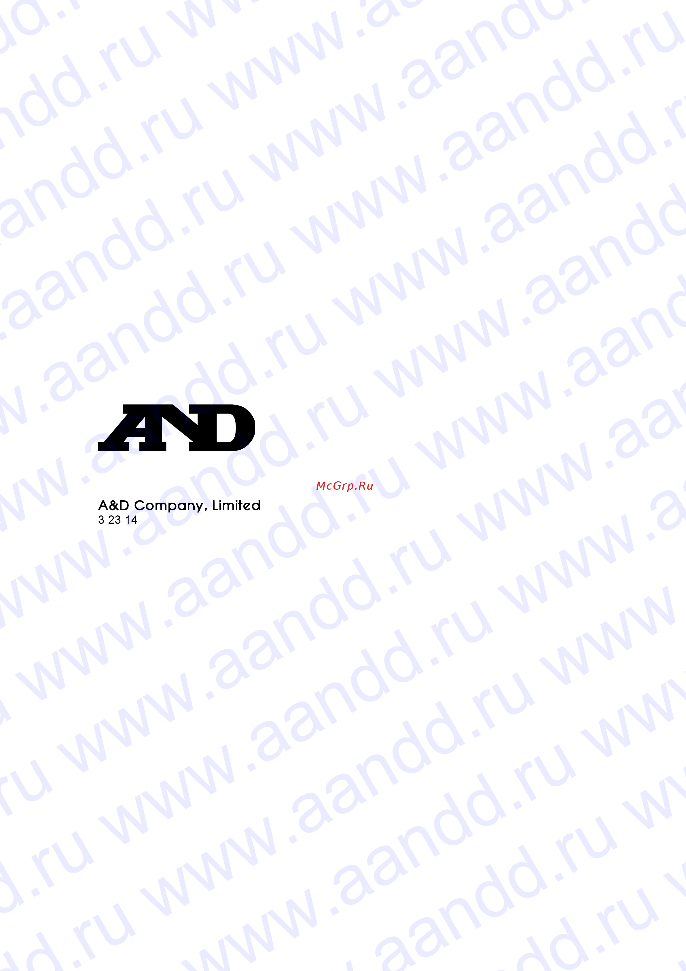 And AD-1683 Руководство по эксплуатации онлайн [10/10] 770328