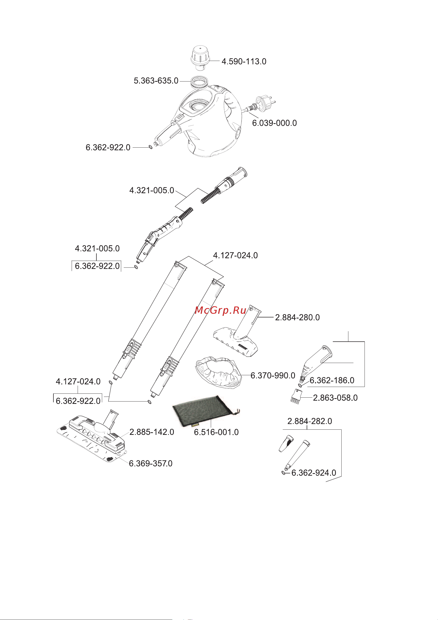 Karcher SC 1 + FloorKit Руководство по эксплуатации онлайн [10/11] 770337