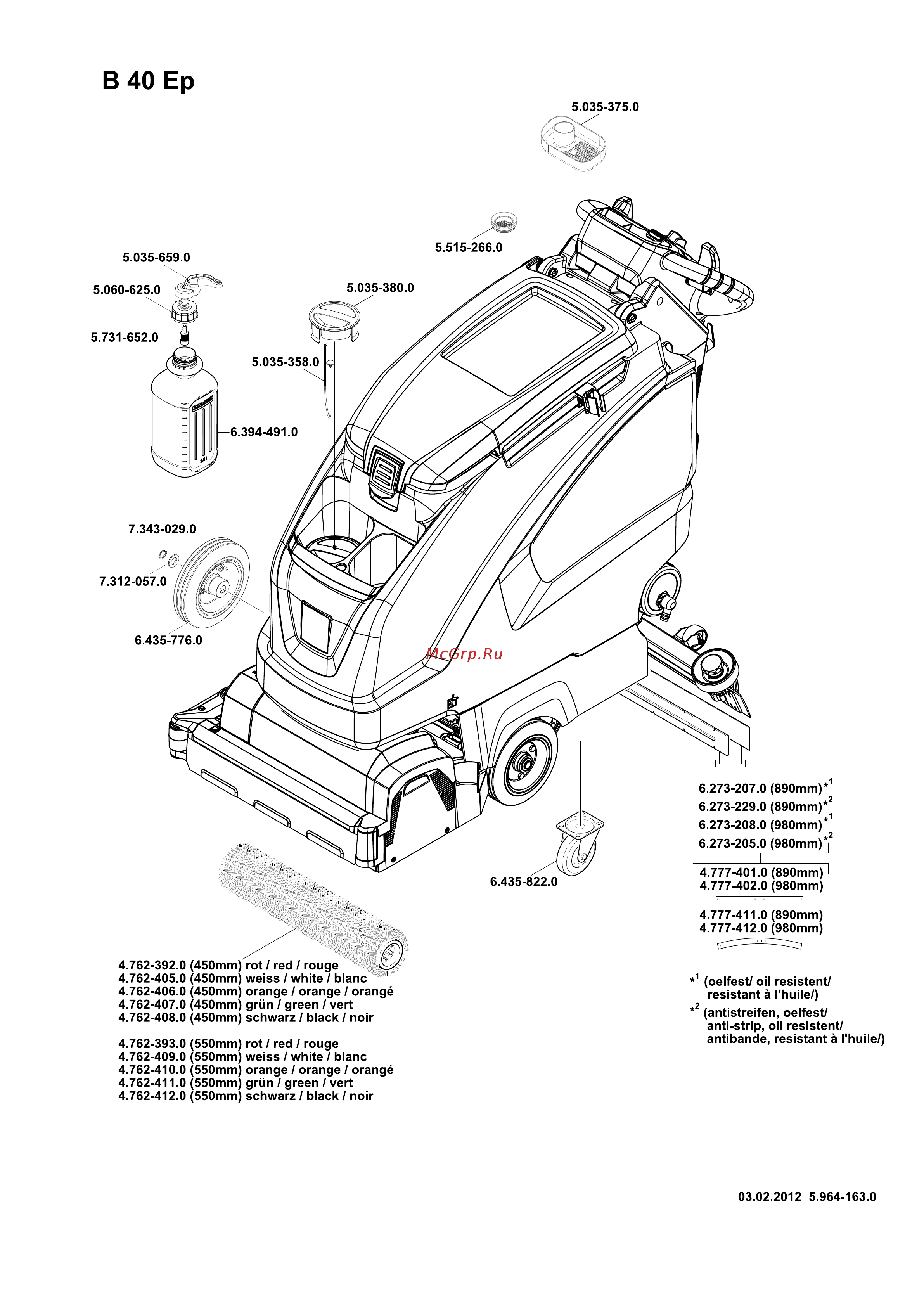 Karcher B 40 C Ep Руководство по эксплуатации онлайн [11/13] 770338