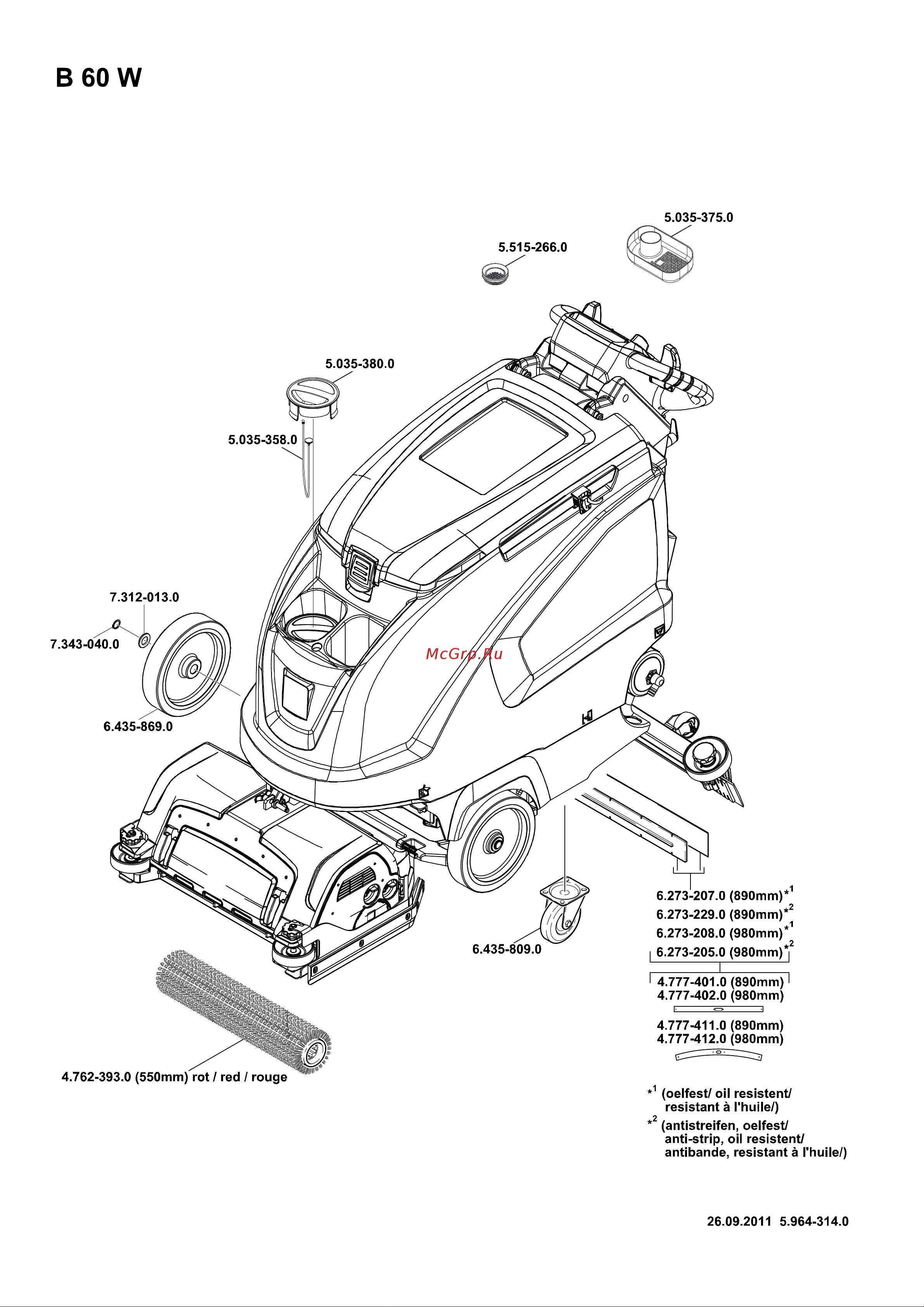 Karcher B 60 W Ep Руководство по эксплуатации онлайн [11/13] 770339