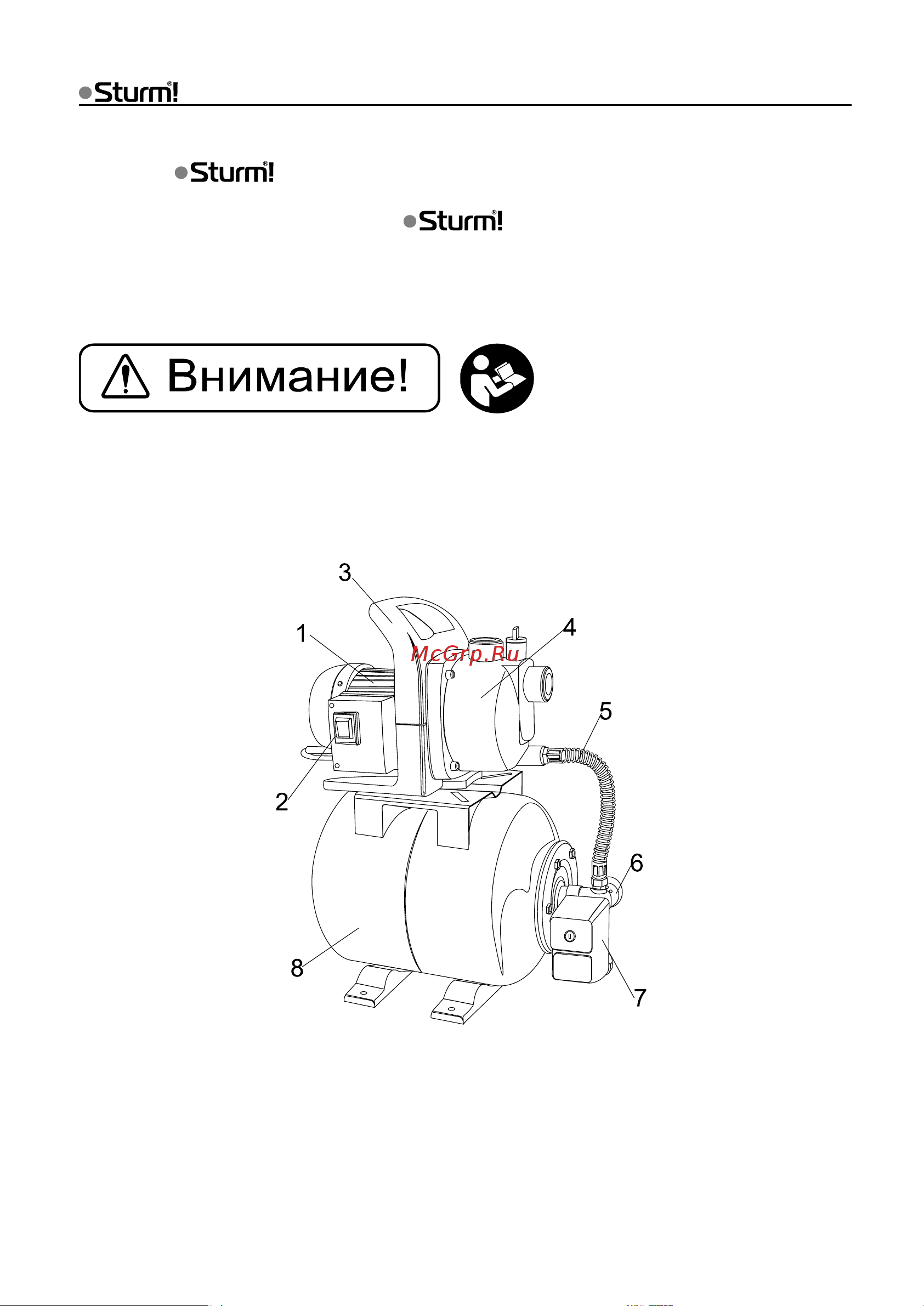 Sturm STURM WP97105VS [3/13] Описание
