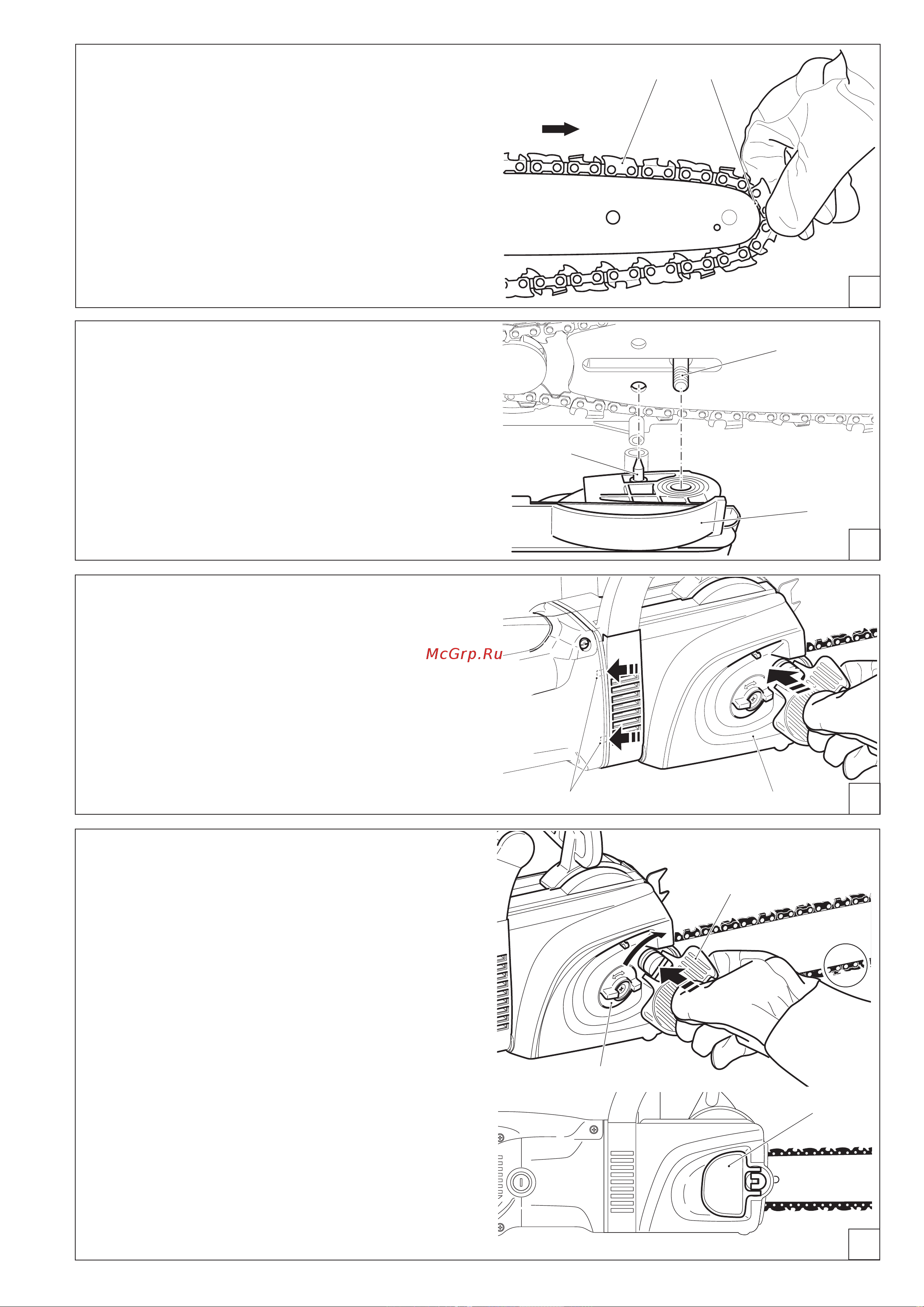 Noname MAKITA UC3530A [11/24] Натяжение цепи