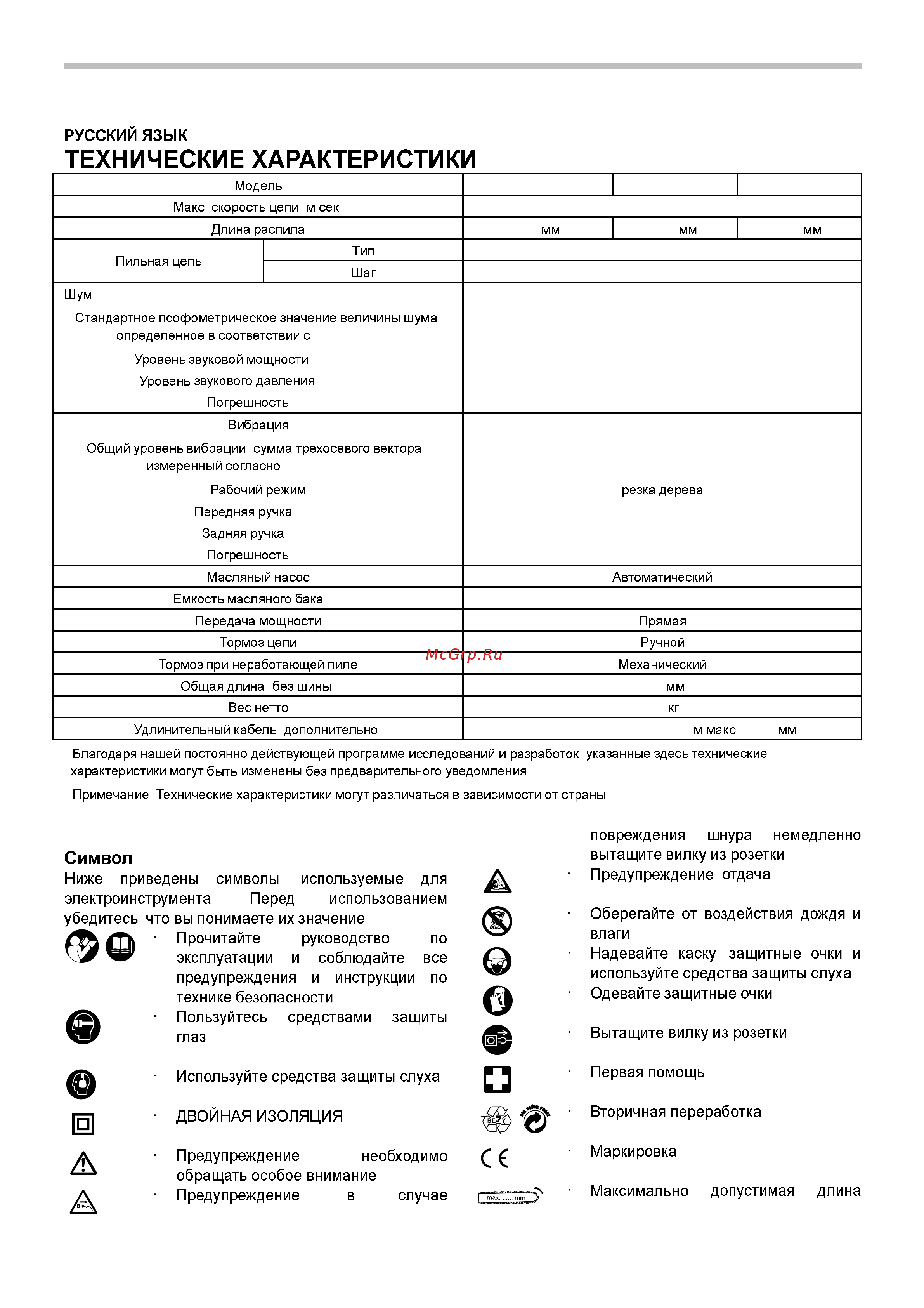 Noname MAKITA UC3020A Руководство по эксплуатации онлайн [2/24] 770407