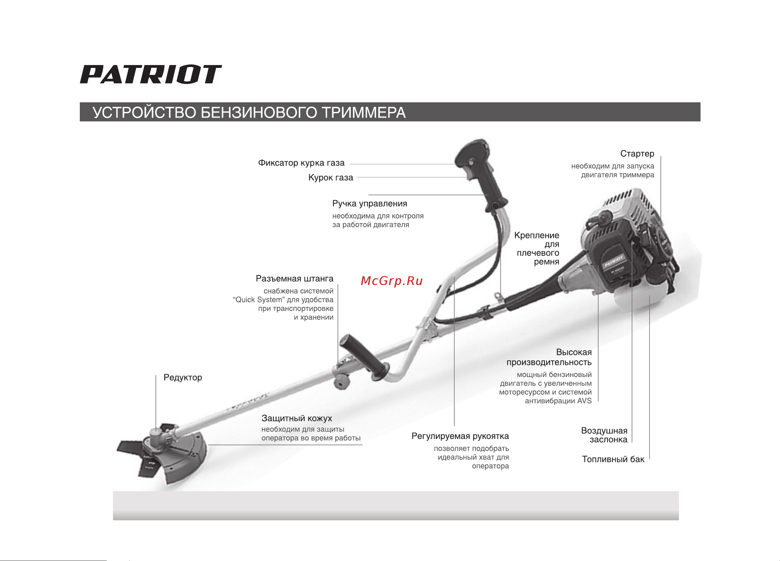Patriot PT 4555ES Руководство по эксплуатации онлайн [6/32] 770509