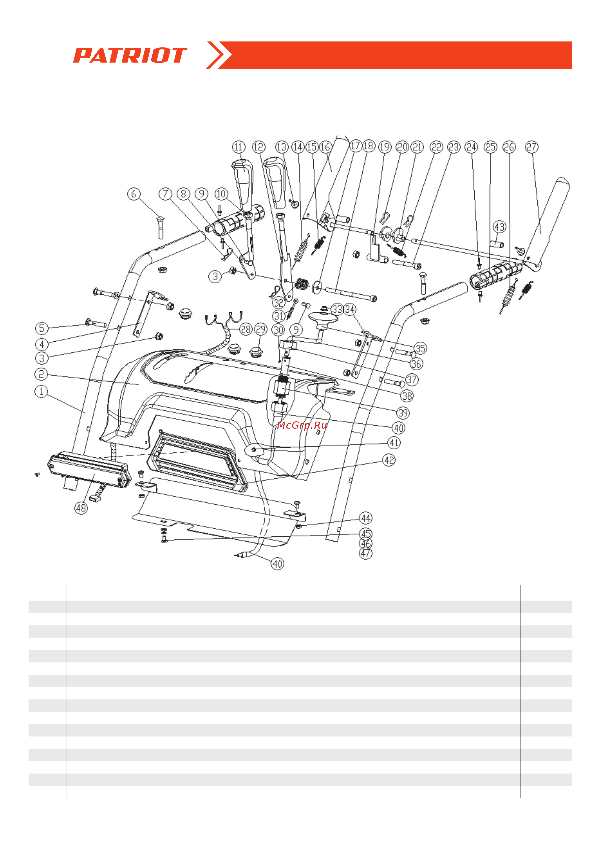 Patriot PS 781 E [9/11] Ps 781 e снегоуборщик