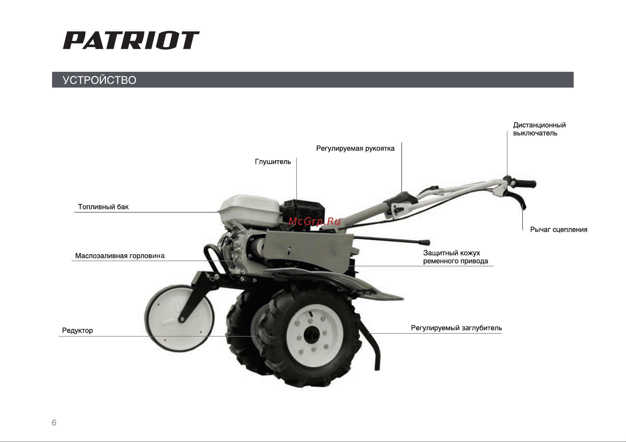 Patriot Dakota PRO Руководство по эксплуатации онлайн [6/34] 770524