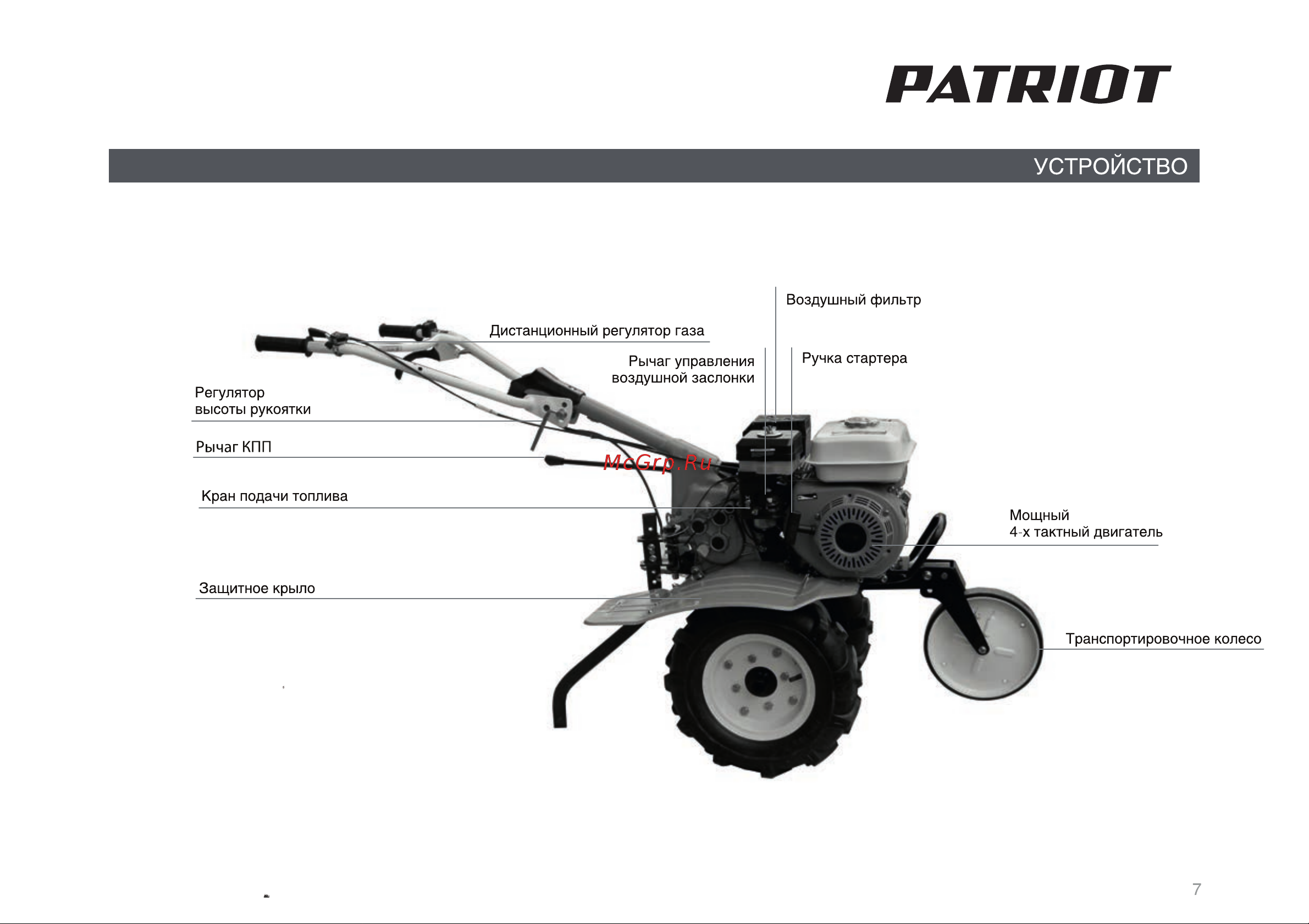Patriot Dakota PRO Руководство по эксплуатации онлайн [7/34] 770524
