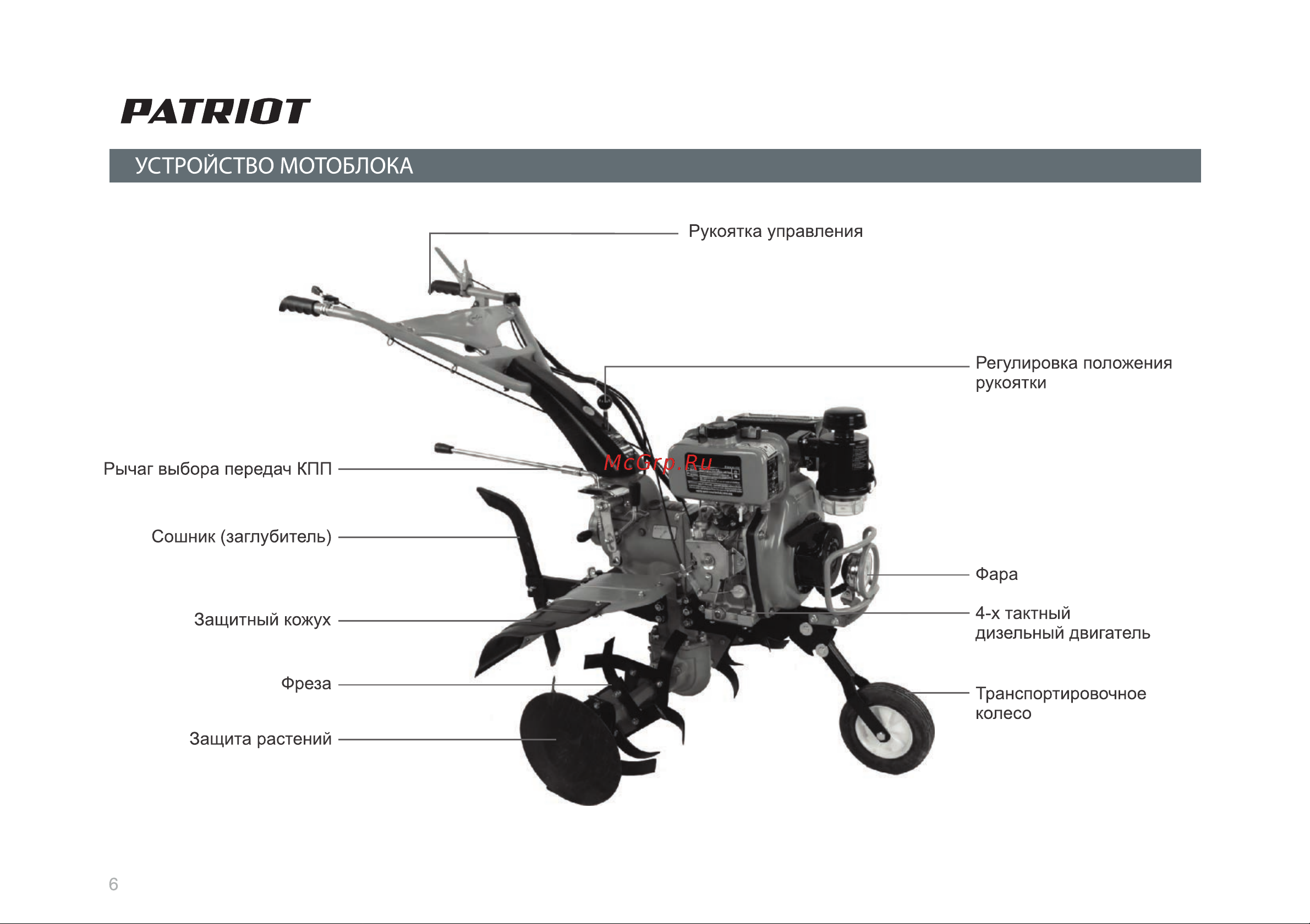 Patriot Montana Diesel Руководство по эксплуатации онлайн [6/42] 770530