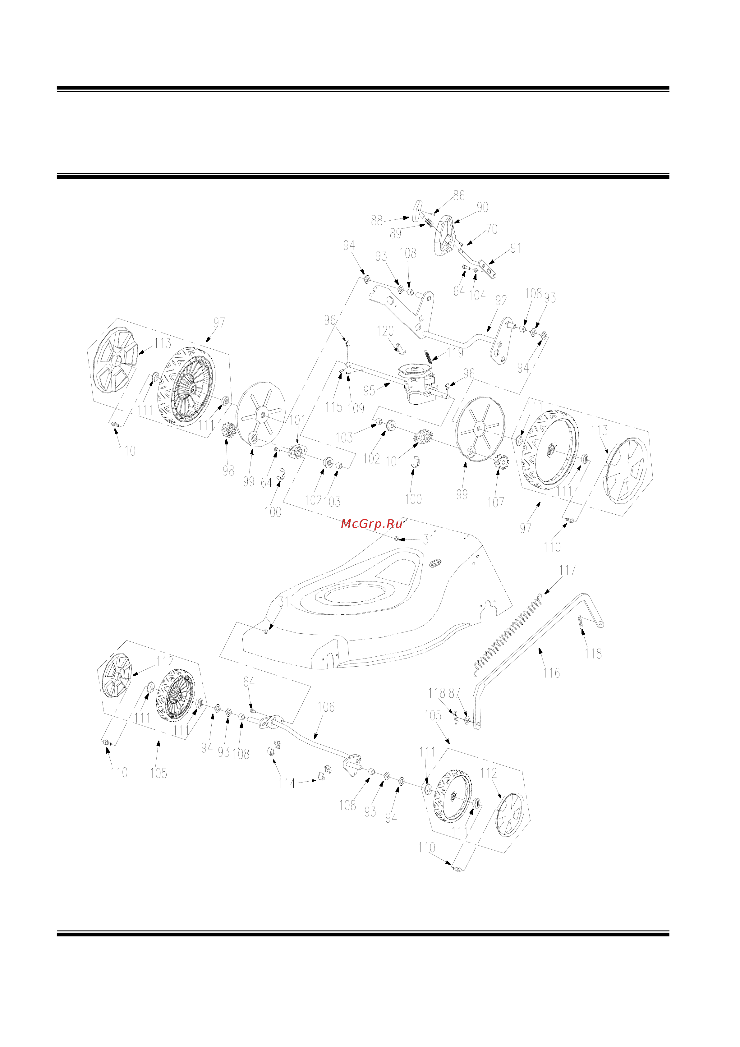 DDE WYZ18H2-13 деталировка [8/11] Drive assembly