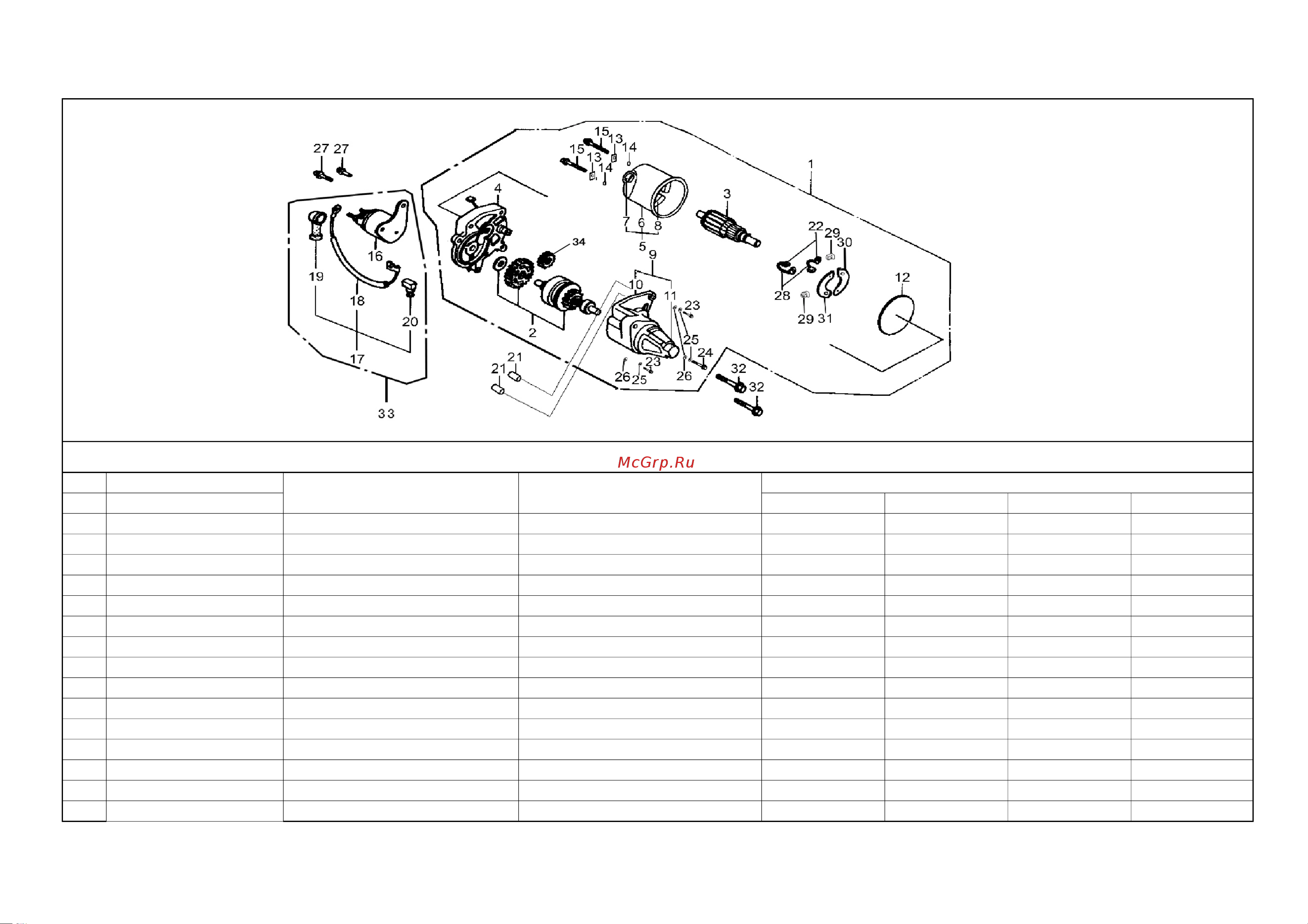 DDE ST6562L деталировка [22/34] Starter motor_2_