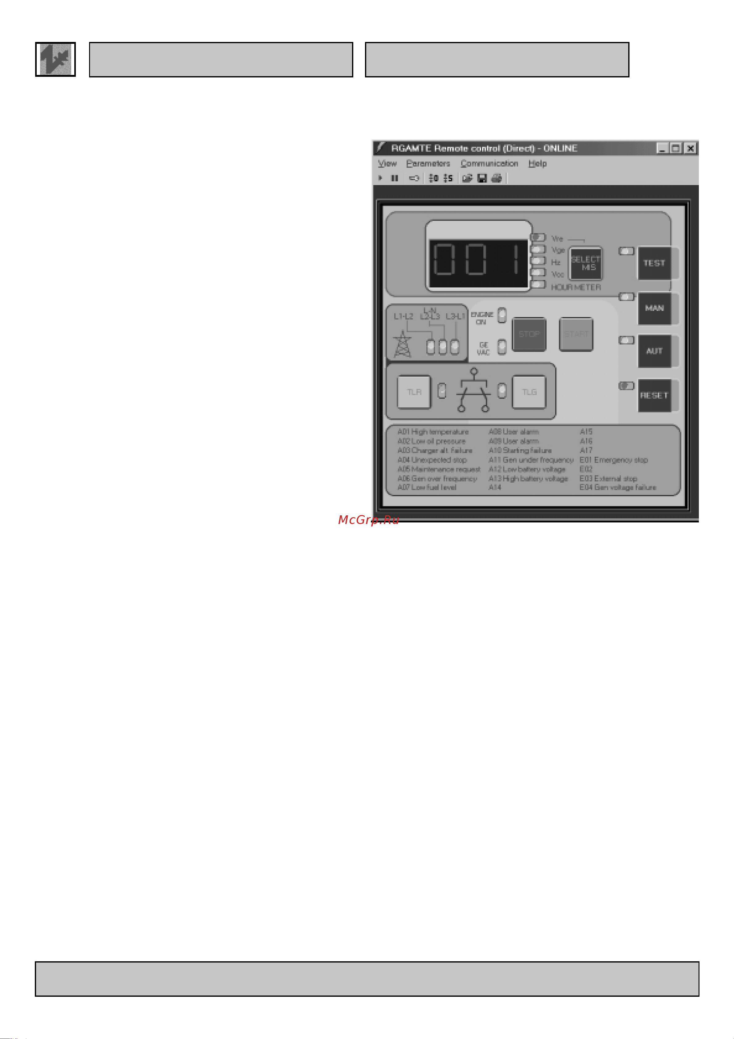 TECHNO ELETTRA TE803.20 [6/29] Главное меню