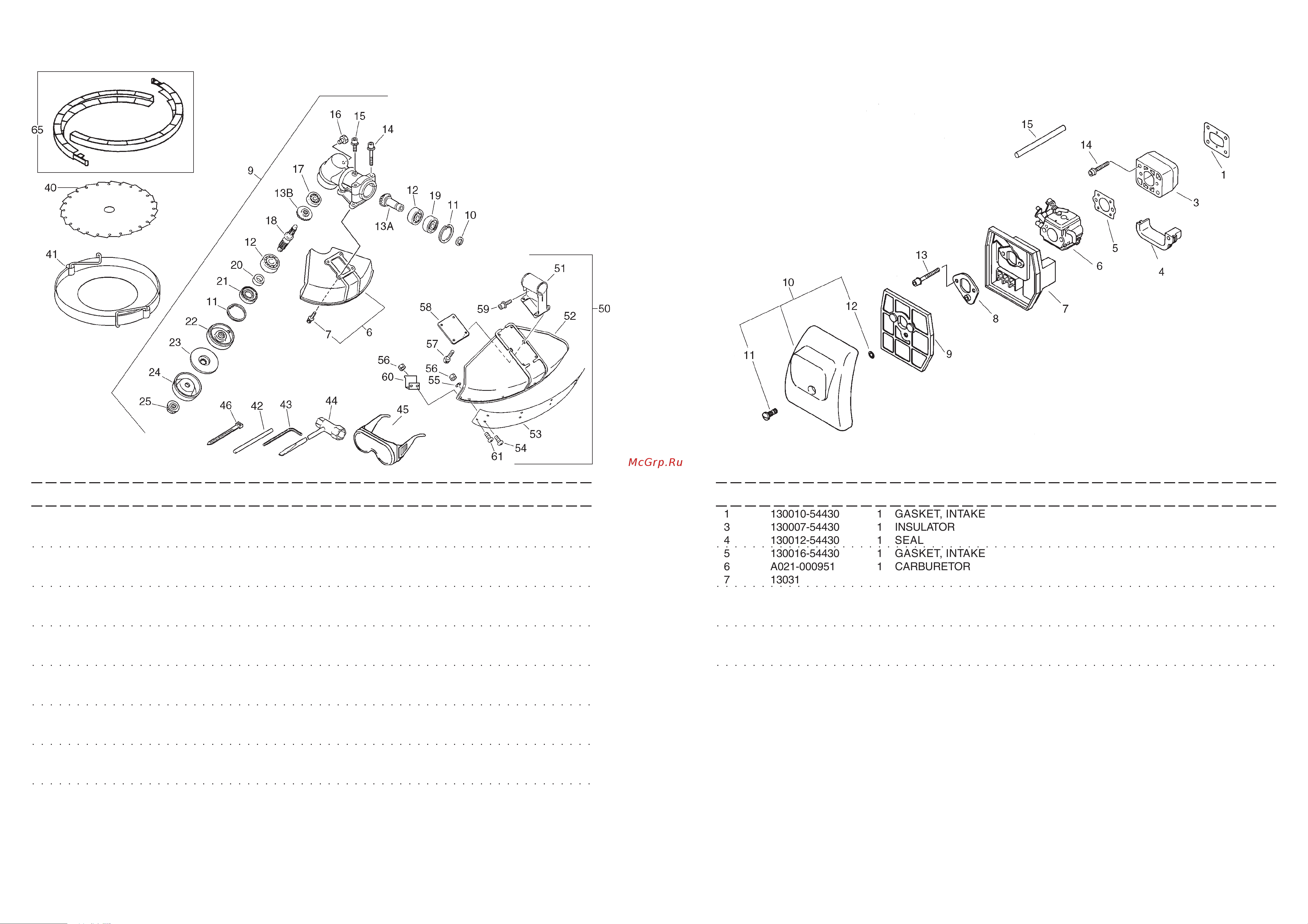 ECHO INCORPORATED ECHO CLS-5800 (деталировка) [5/9] Cls 5800 3 air cleaner carburettor cls 5810