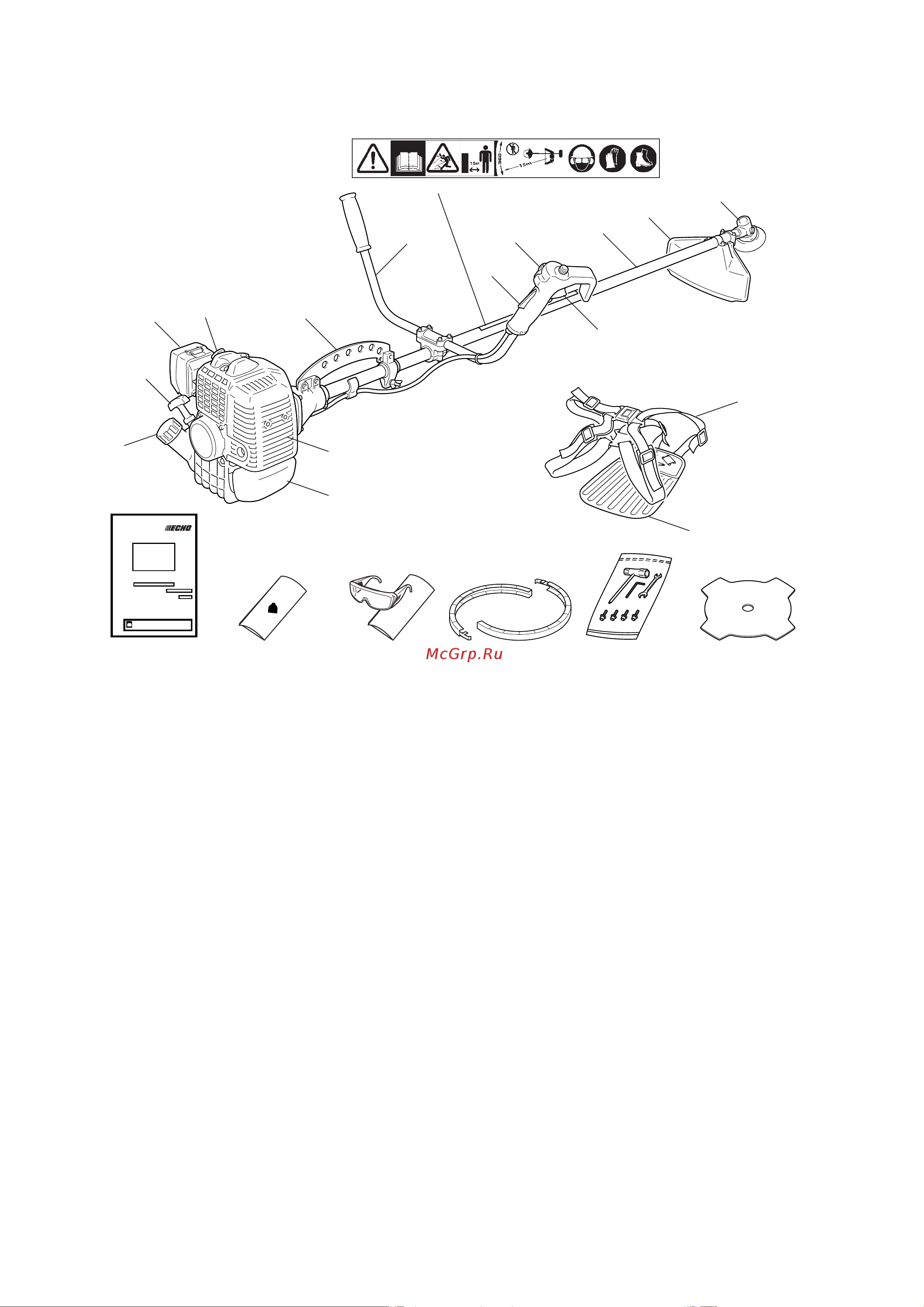ECHO INCORPORATED ECHO SRM-4300R [12/24] Описание
