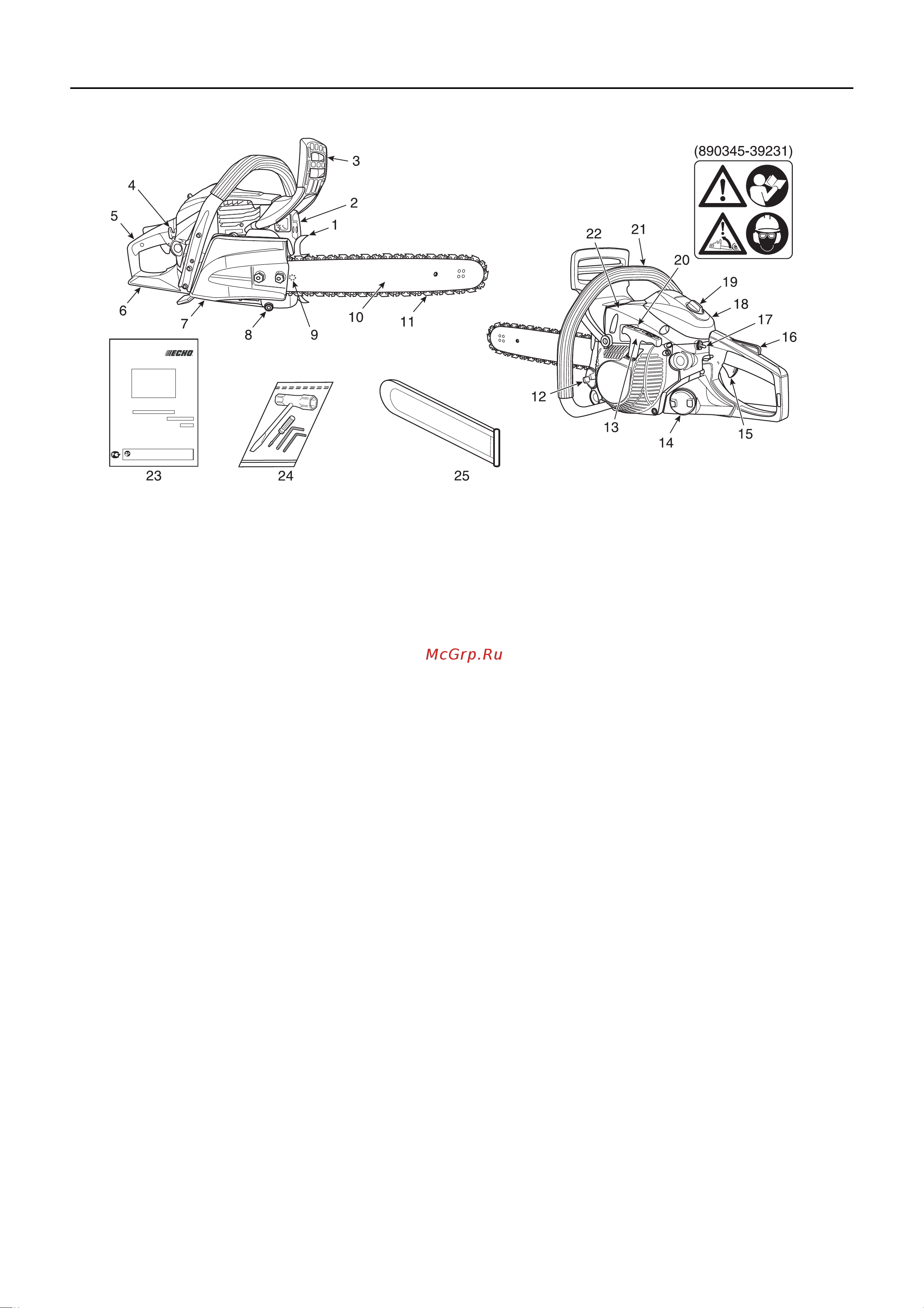 ECHO INCORPORATED ECHO CS-452ESX Руководство по эксплуатации онлайн [10/32] 770665