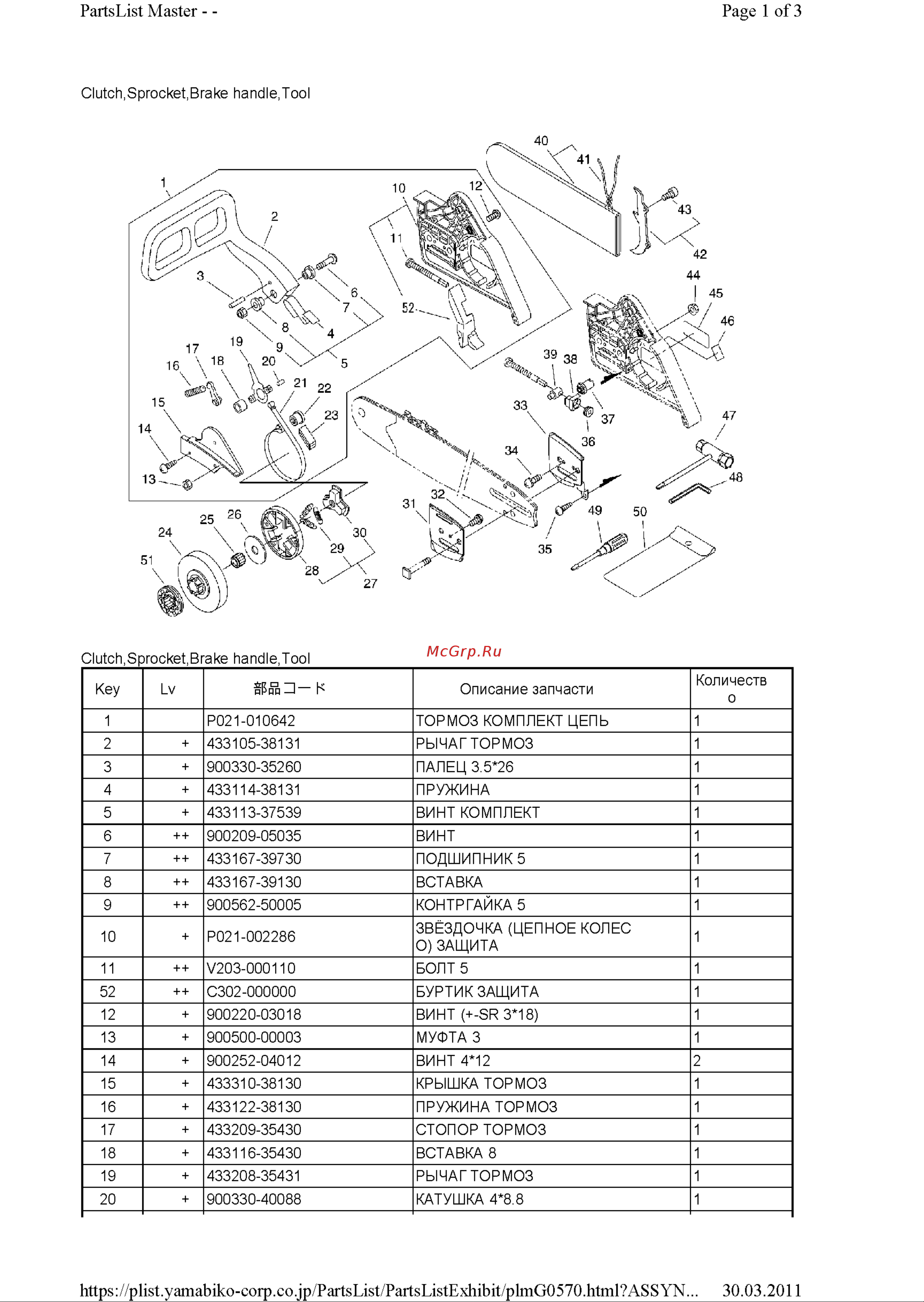 ECHO INCORPORATED ECHO CS-680 [15/19] Pl 2011 03 30 6