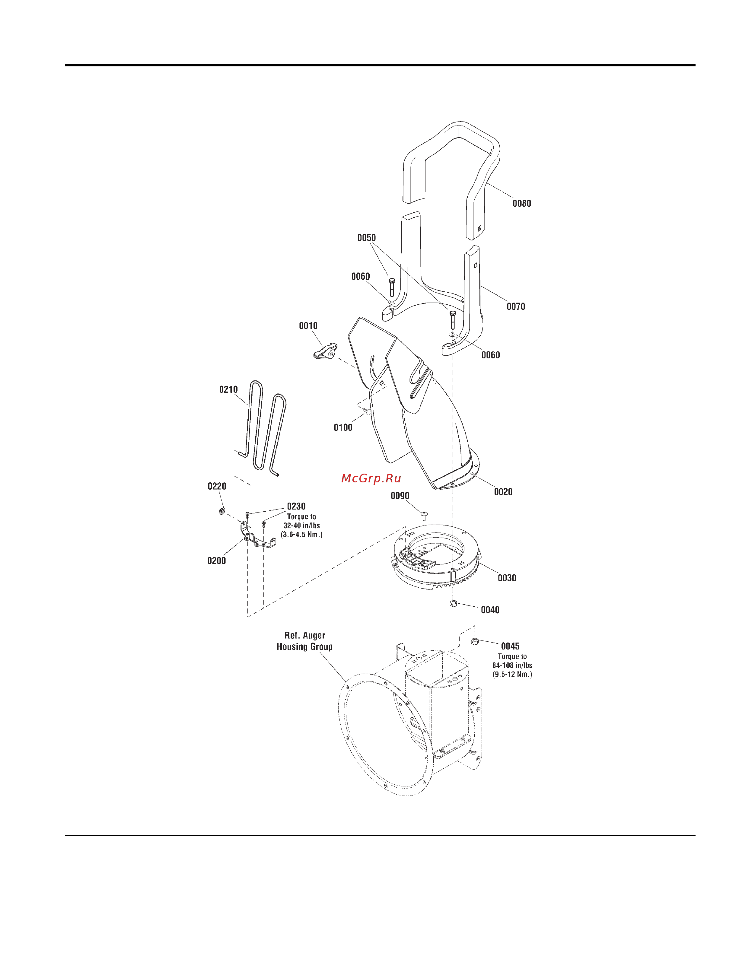 Champion ST661BS - деталировка [22/28] Discharge chute group manual