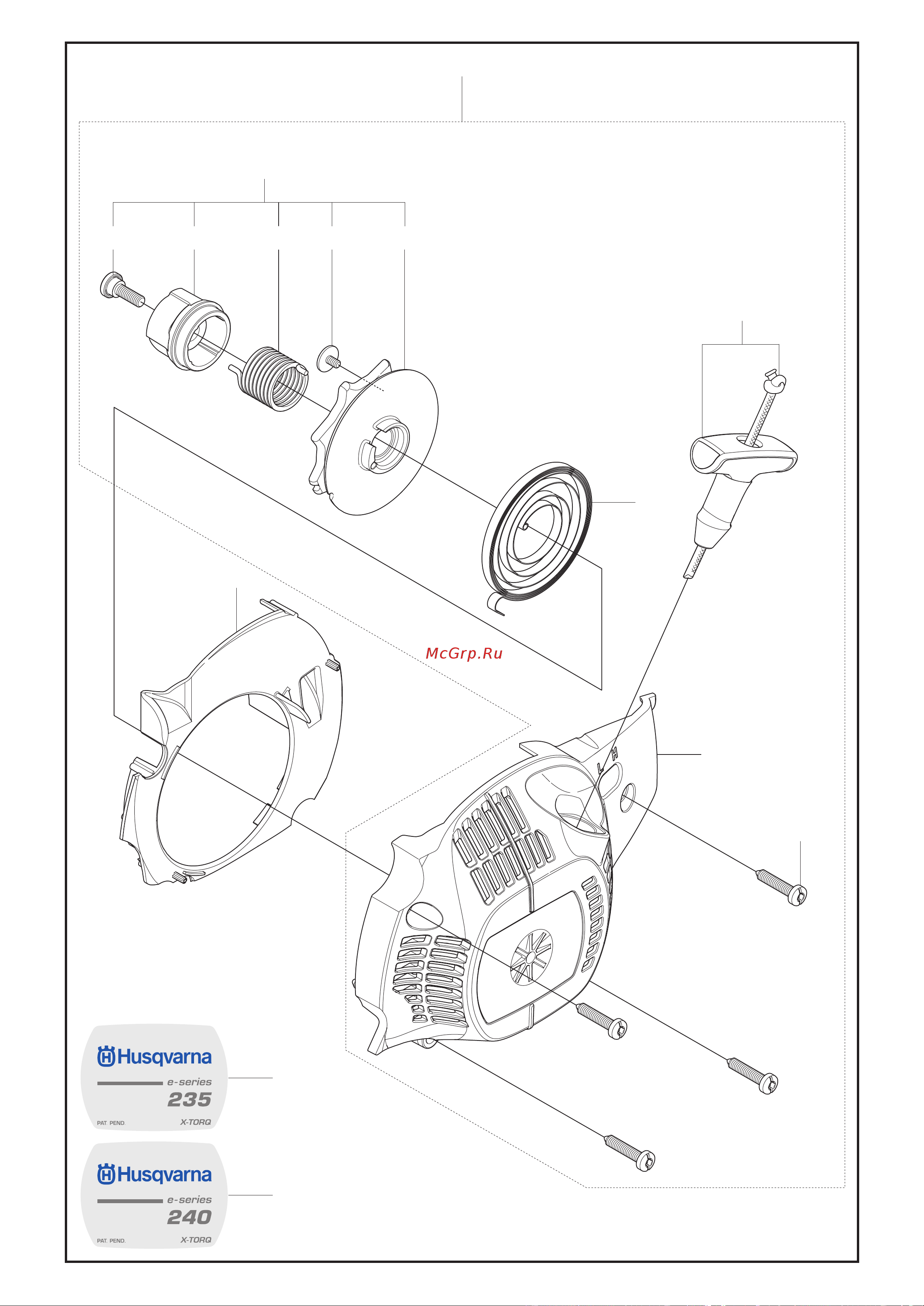 Husqvarna 240e (2008) parts Руководство по эксплуатации онлайн [10/33] 770732
