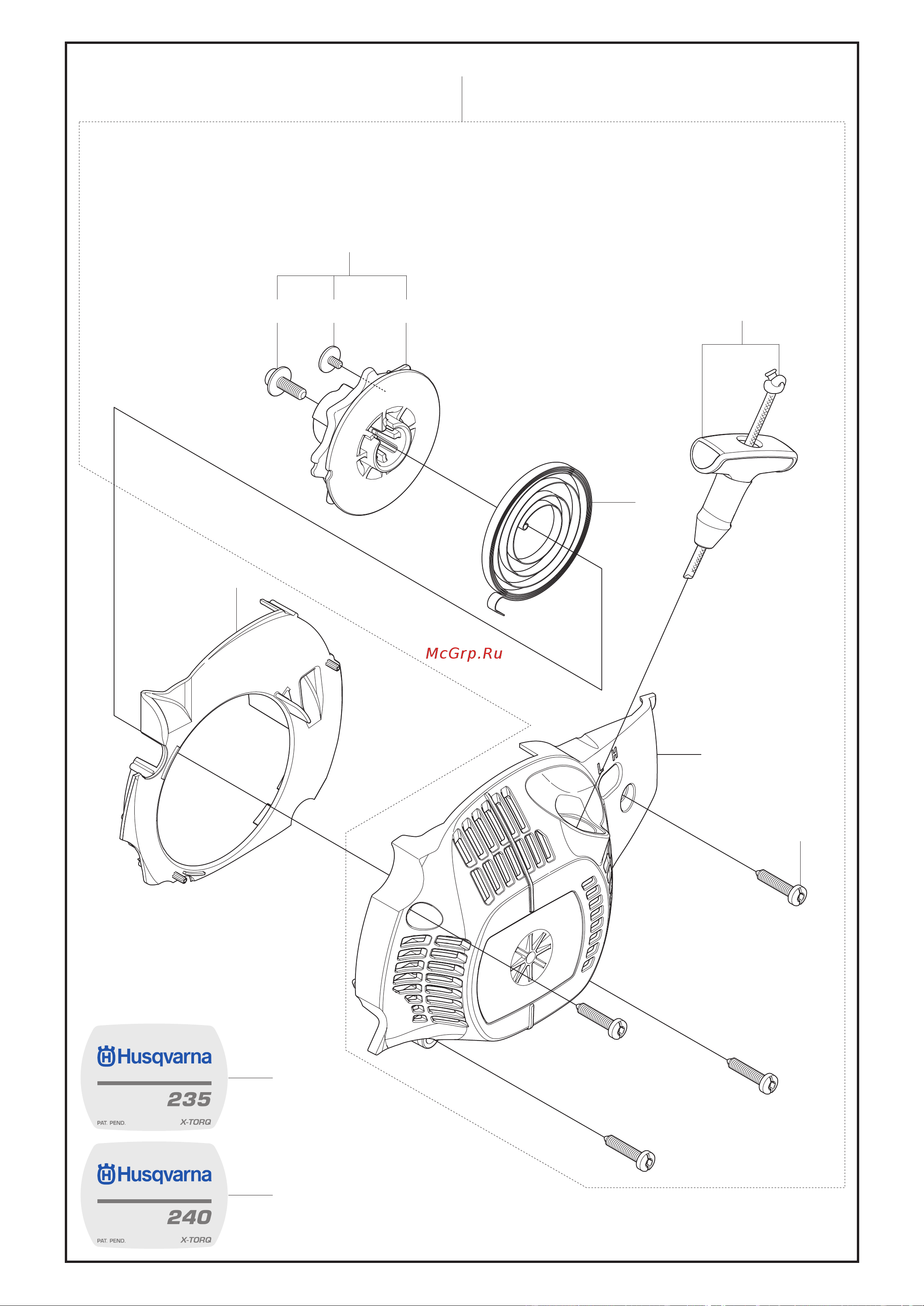 Husqvarna 240e (2008) parts Руководство по эксплуатации онлайн [12/33] 770732