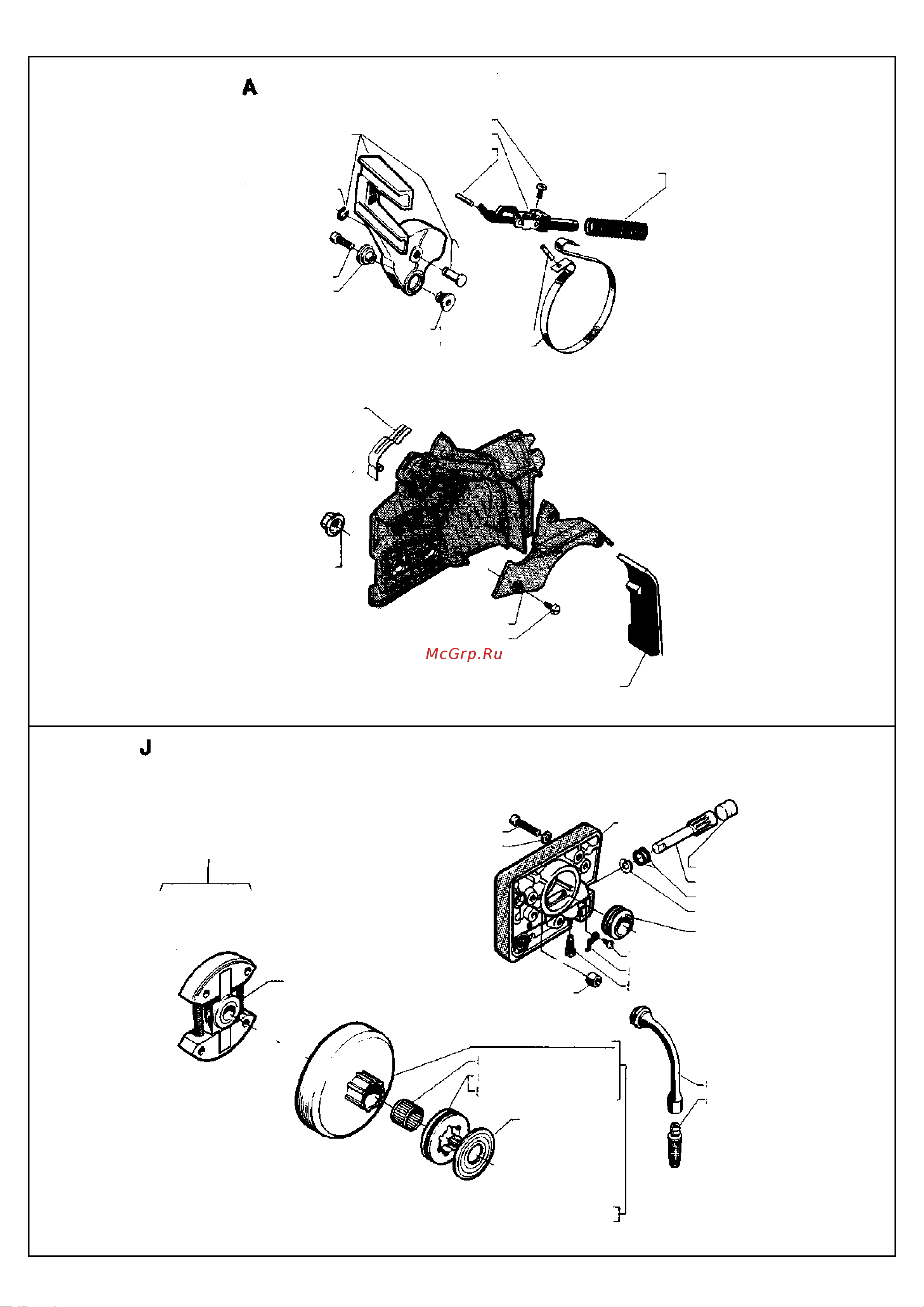 Husqvarna 254 (1987) parts Руководство по эксплуатации онлайн [2/9] 770736