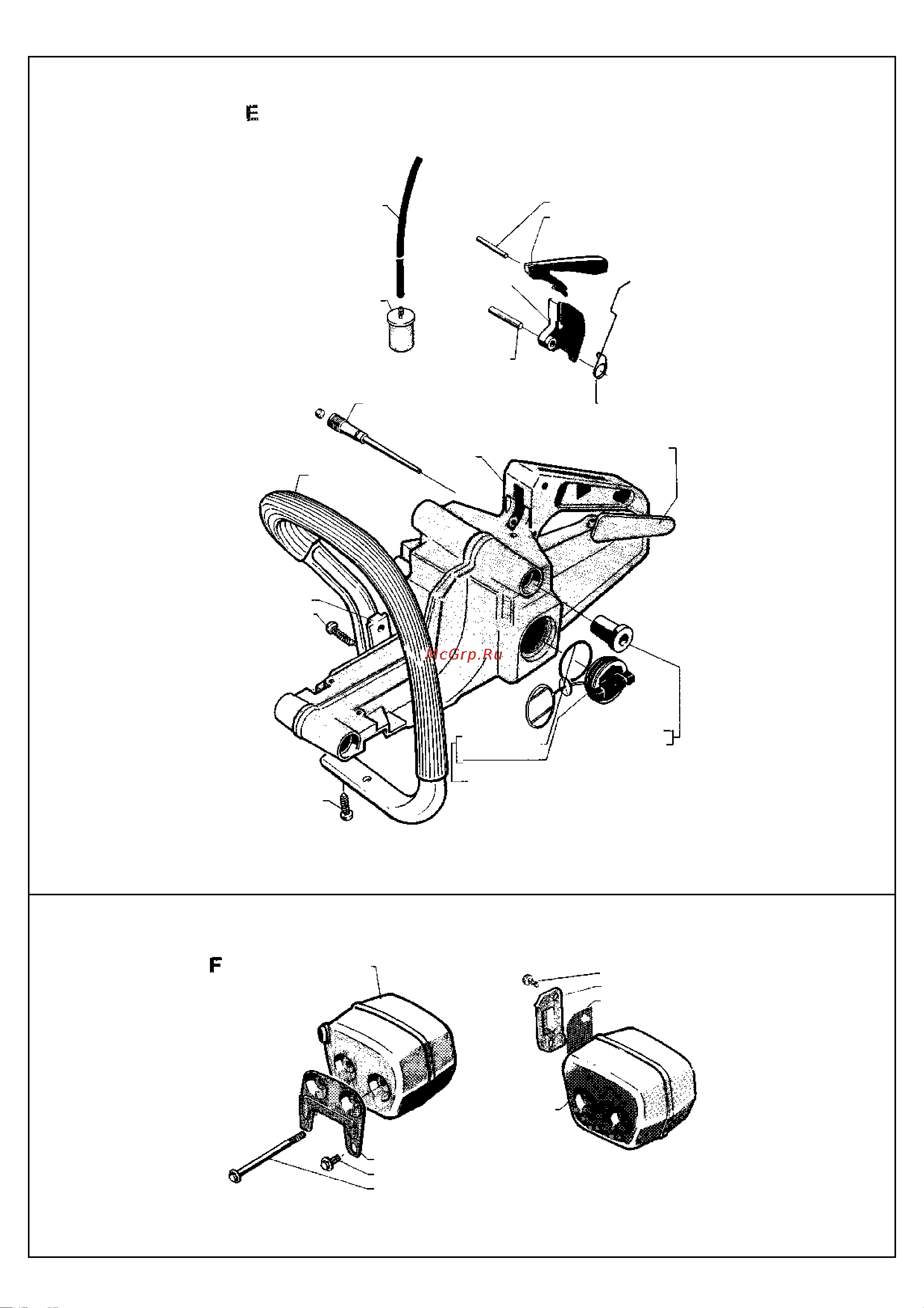 Husqvarna 254 (1990) parts Руководство по эксплуатации онлайн [4/9] 770738