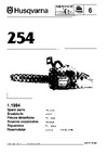 Husqvarna 254 (1994) parts Руководство по эксплуатации