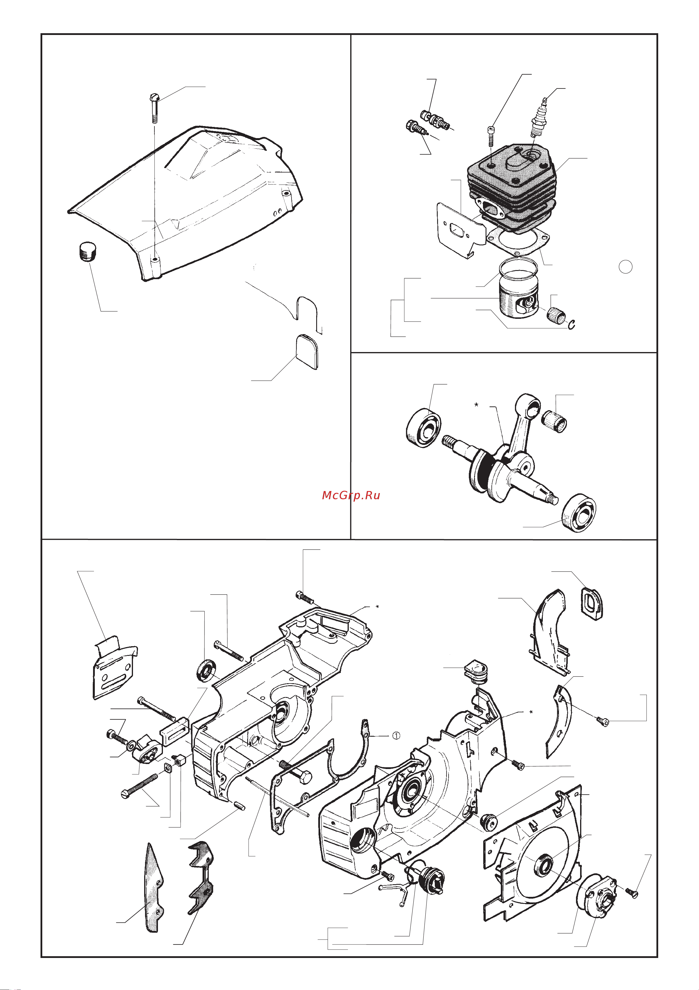 Husqvarna 254 (1998) parts Руководство по эксплуатации онлайн [3/8] 770742