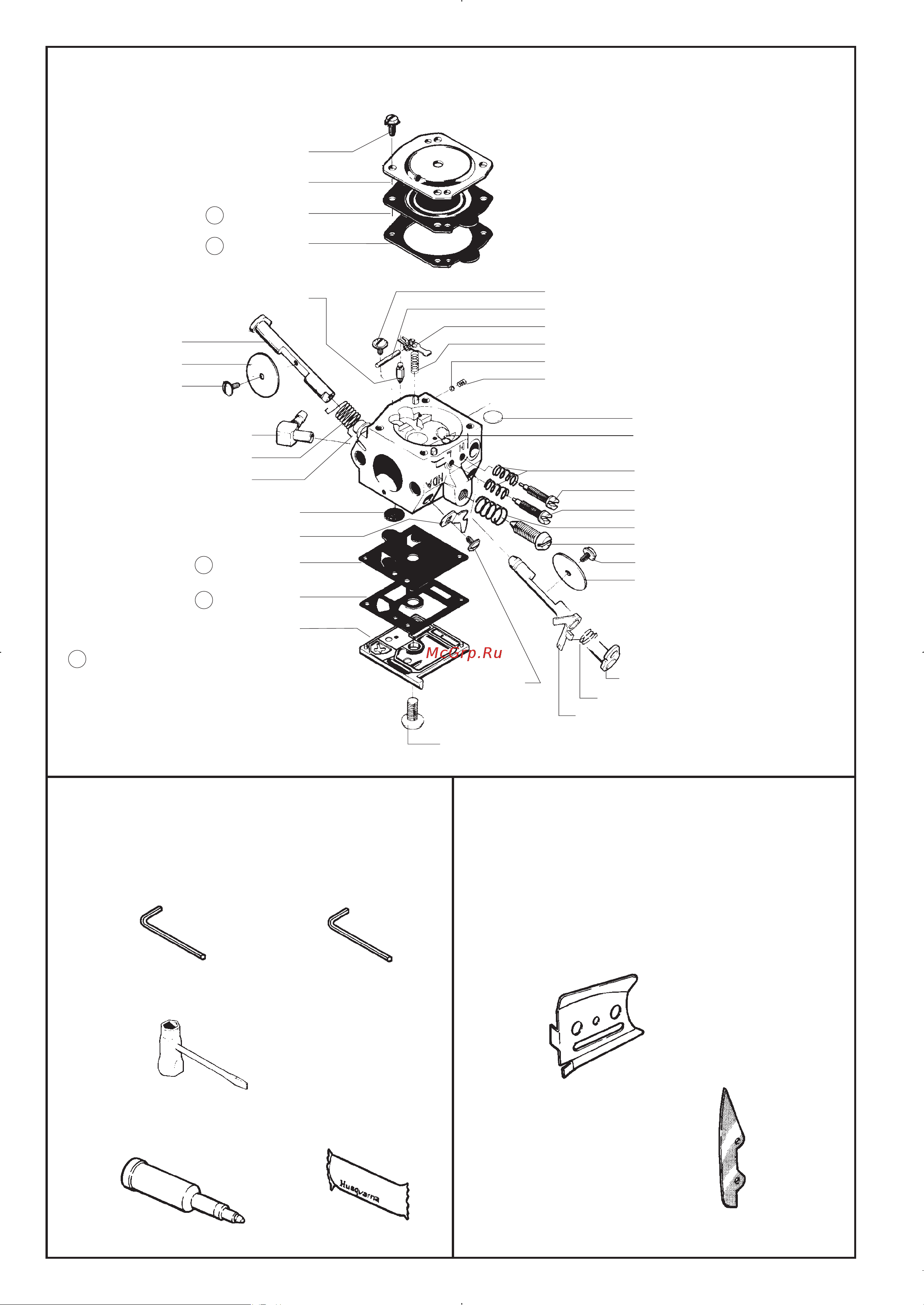 Husqvarna 257 (1998) parts [5/7] 66 84 01