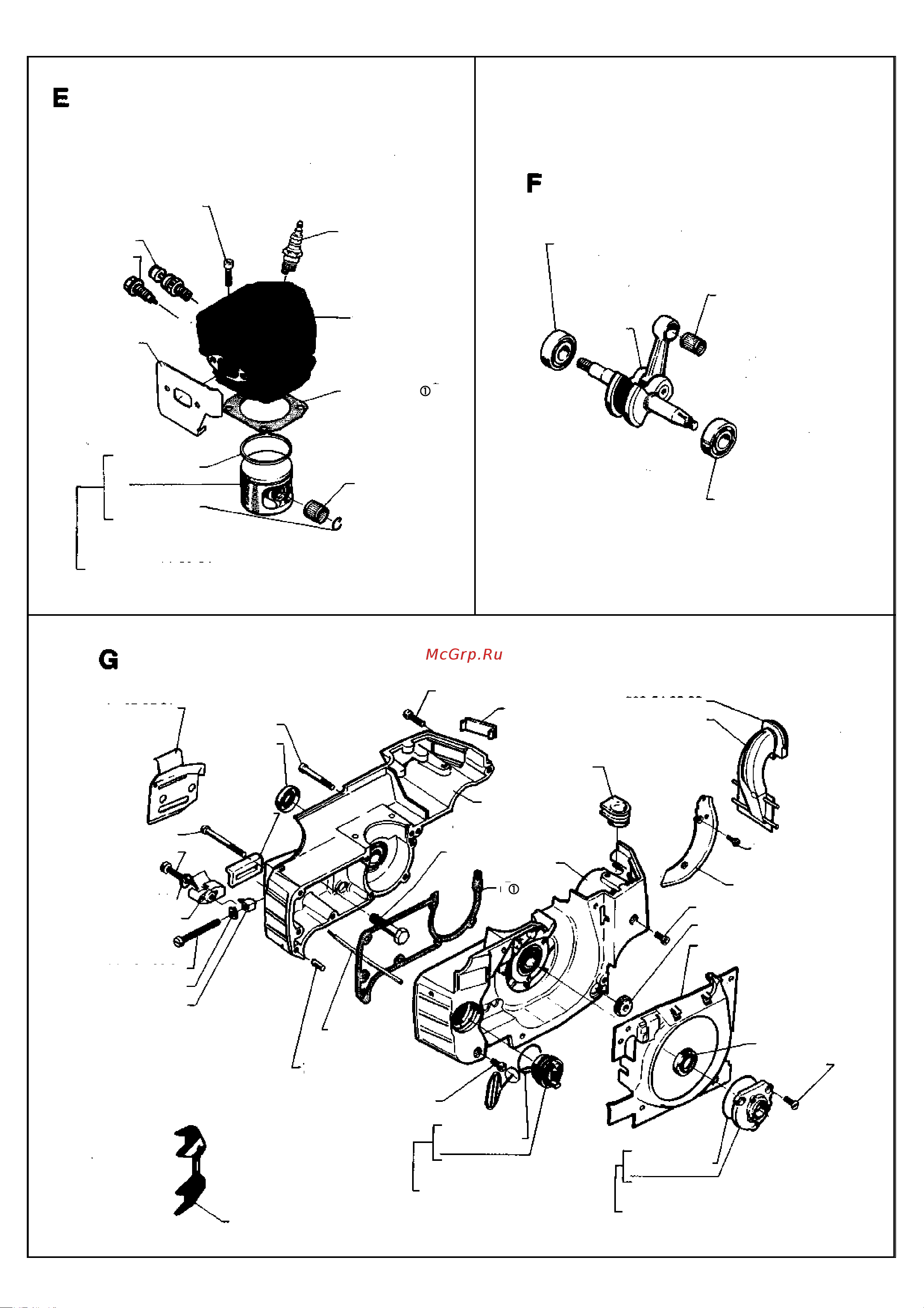 Husqvarna 257 (1994) parts Руководство по эксплуатации онлайн [3/6] 770746