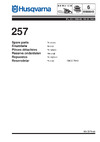 Husqvarna 257 (1999) parts Руководство по эксплуатации