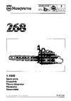 Husqvarna 268 (1990) parts Руководство по эксплуатации