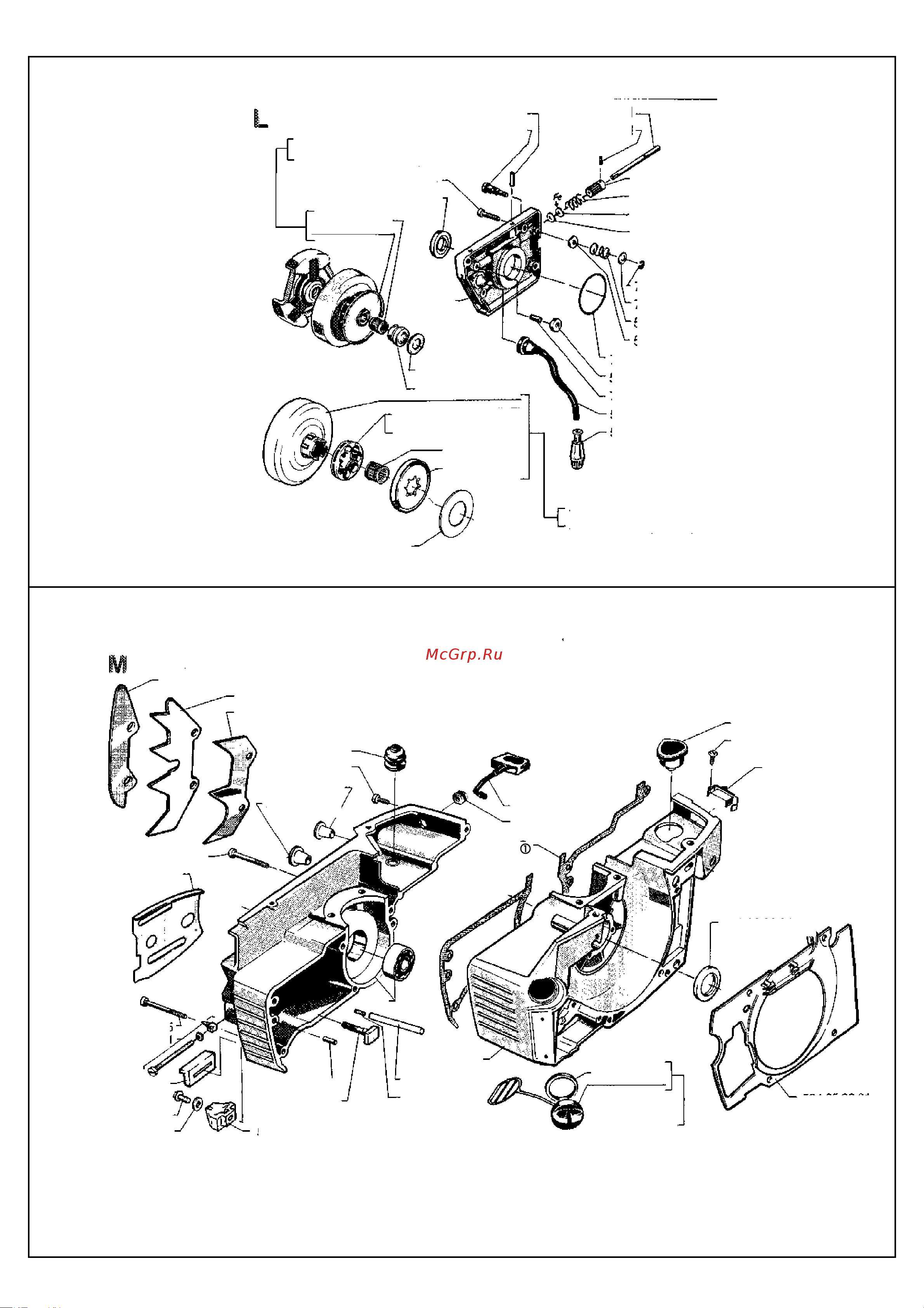Husqvarna 268 (1991) parts Руководство по эксплуатации онлайн [6/9] 770754